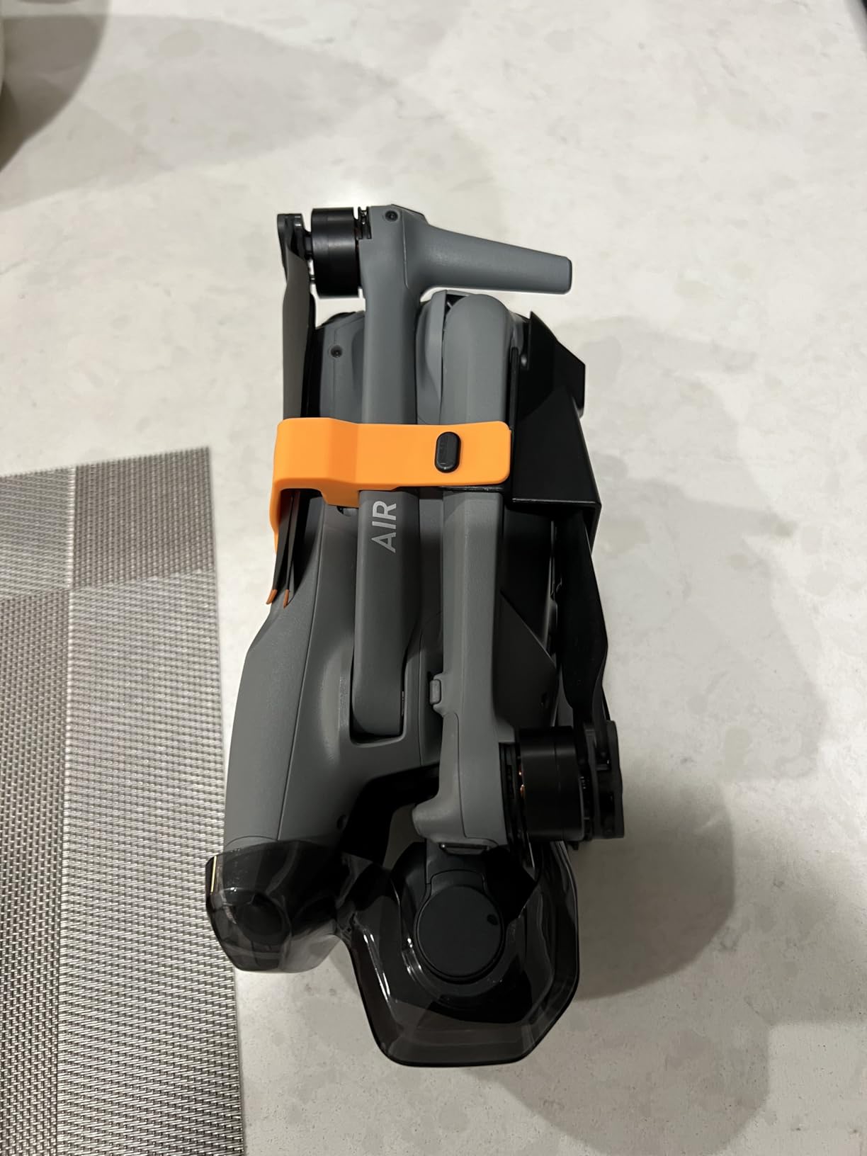 BRDRC PropellerHolder for DJI Air 3 3S, Propellers Strap Protector Fixator Stabilizer for DJI Mavic Air 3 / Air 3S Drone Accessories(Orange) customer photo 2
