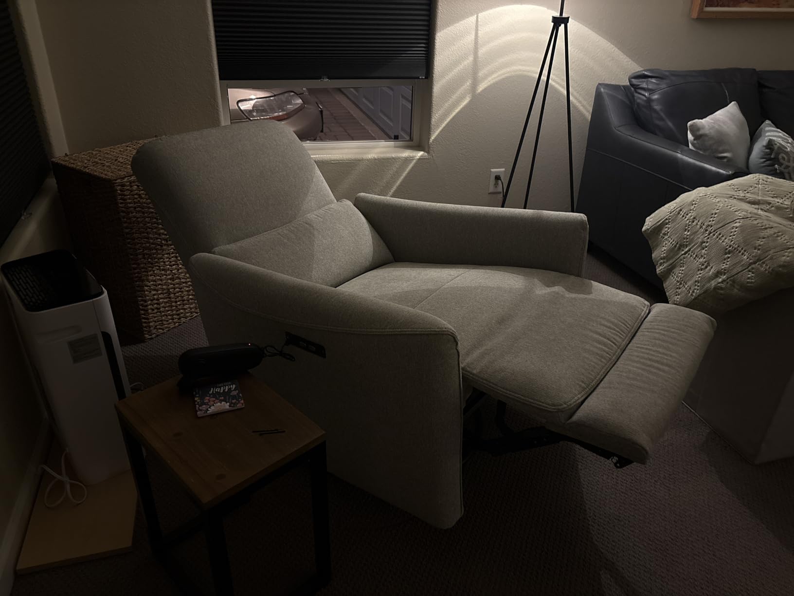 CHITA Power Swivel Glider Recliner Chair, Nursery Glider, Medium, Linen customer photo 1