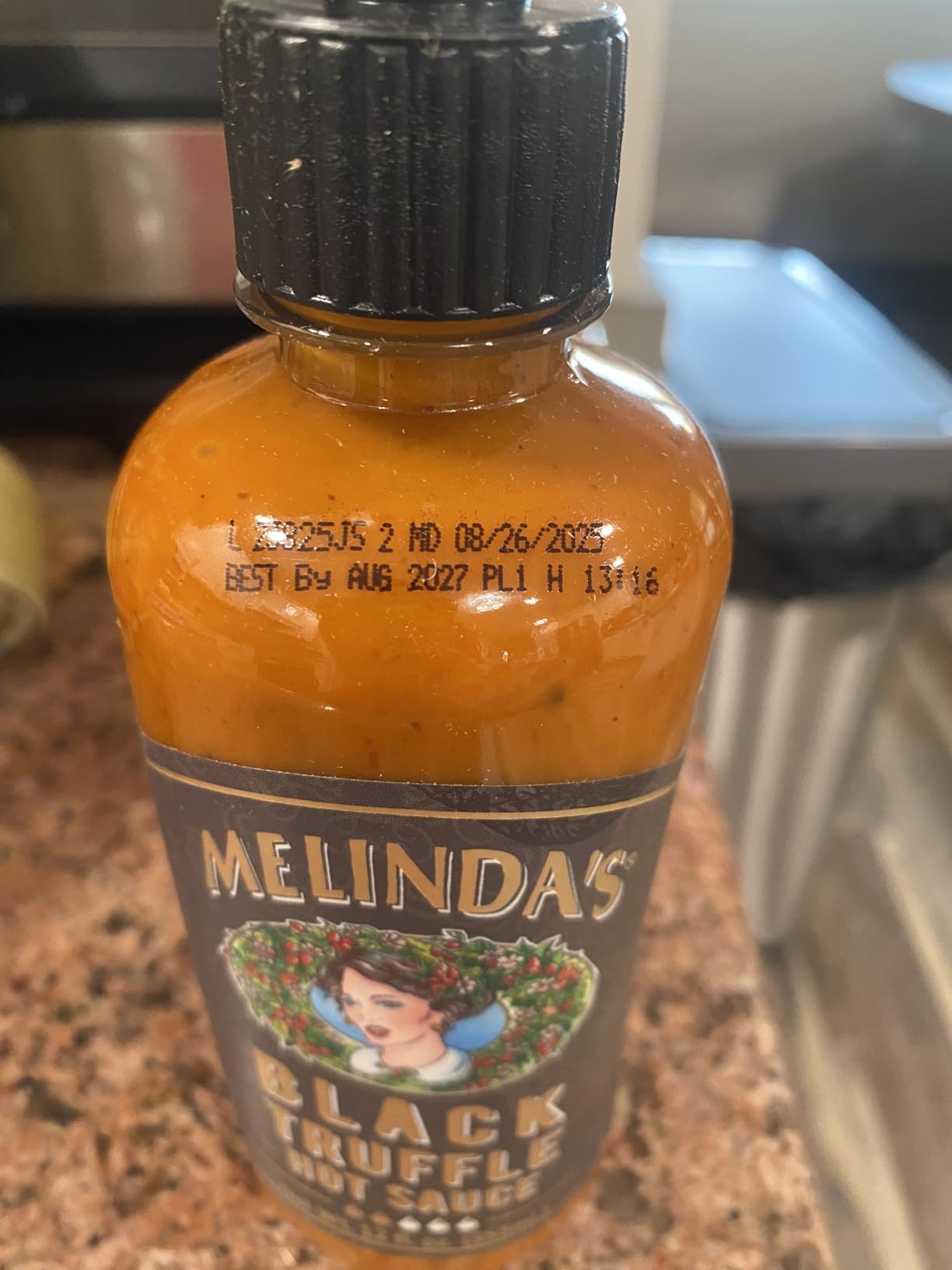 Melinda's Ghost Black Truffle Hot Sauce - Extra Hot Truffle Sauce, 12oz 1pk customer photo 2