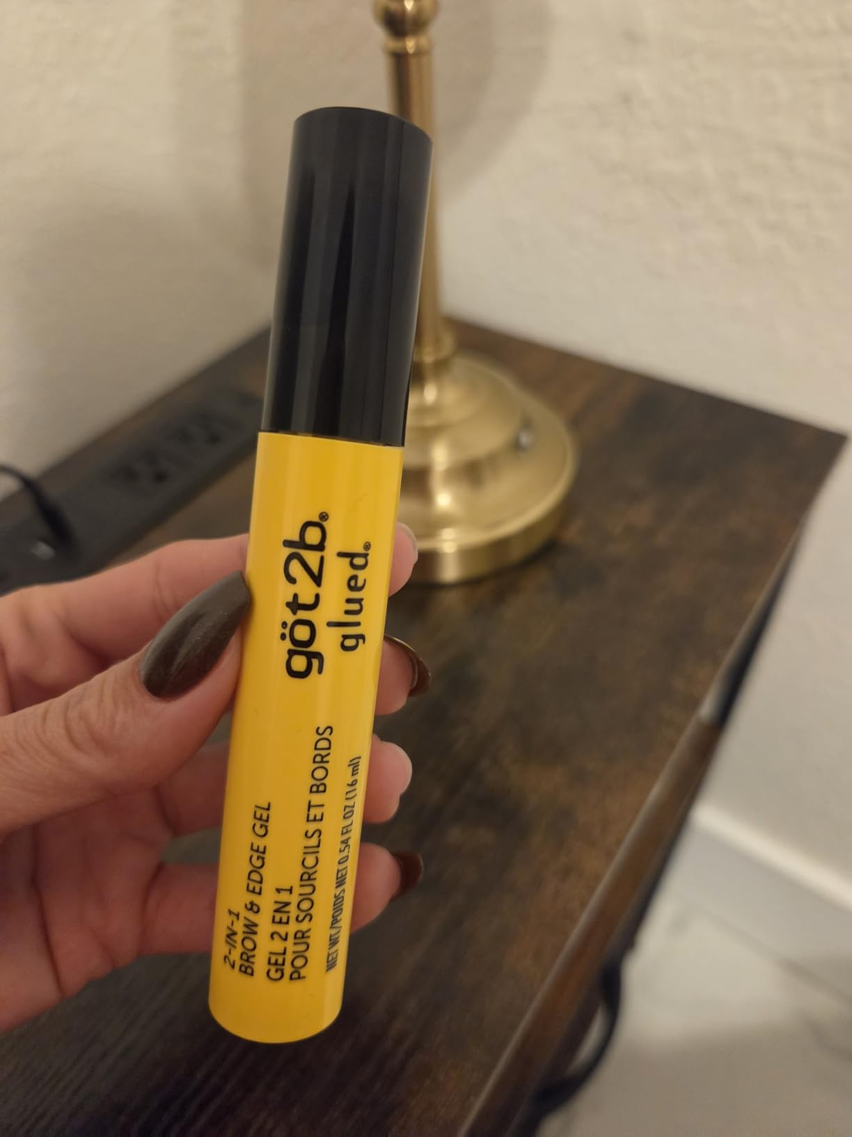 got2b Glued Brow Gel & Edge Control, Strong Hold, Clear, 0.54 Fl Oz customer photo 2