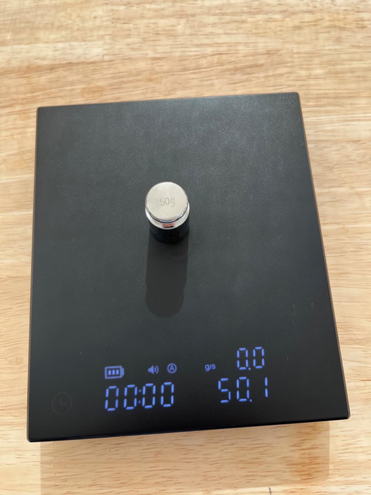 TIMEMORE Coffee Scale Basic 2.0 Electronic Espresso Scale with Water Flow Rate and Timer Function, Digital Scale for Kitchen/Baking/Cooking, Black customer photo 2