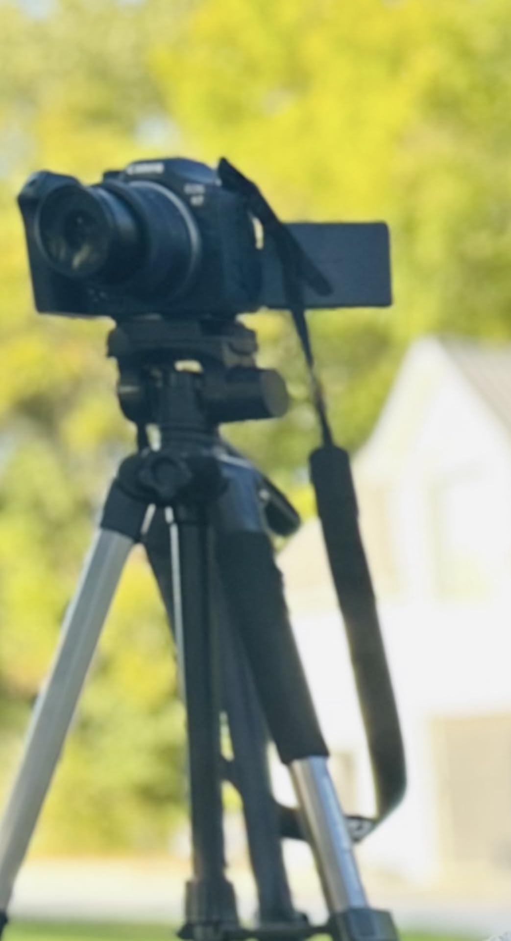 CAMBOFOTO 74″ Camera Tripod, 360° Aluminum Lightweight Tripod/Orange customer photo 2