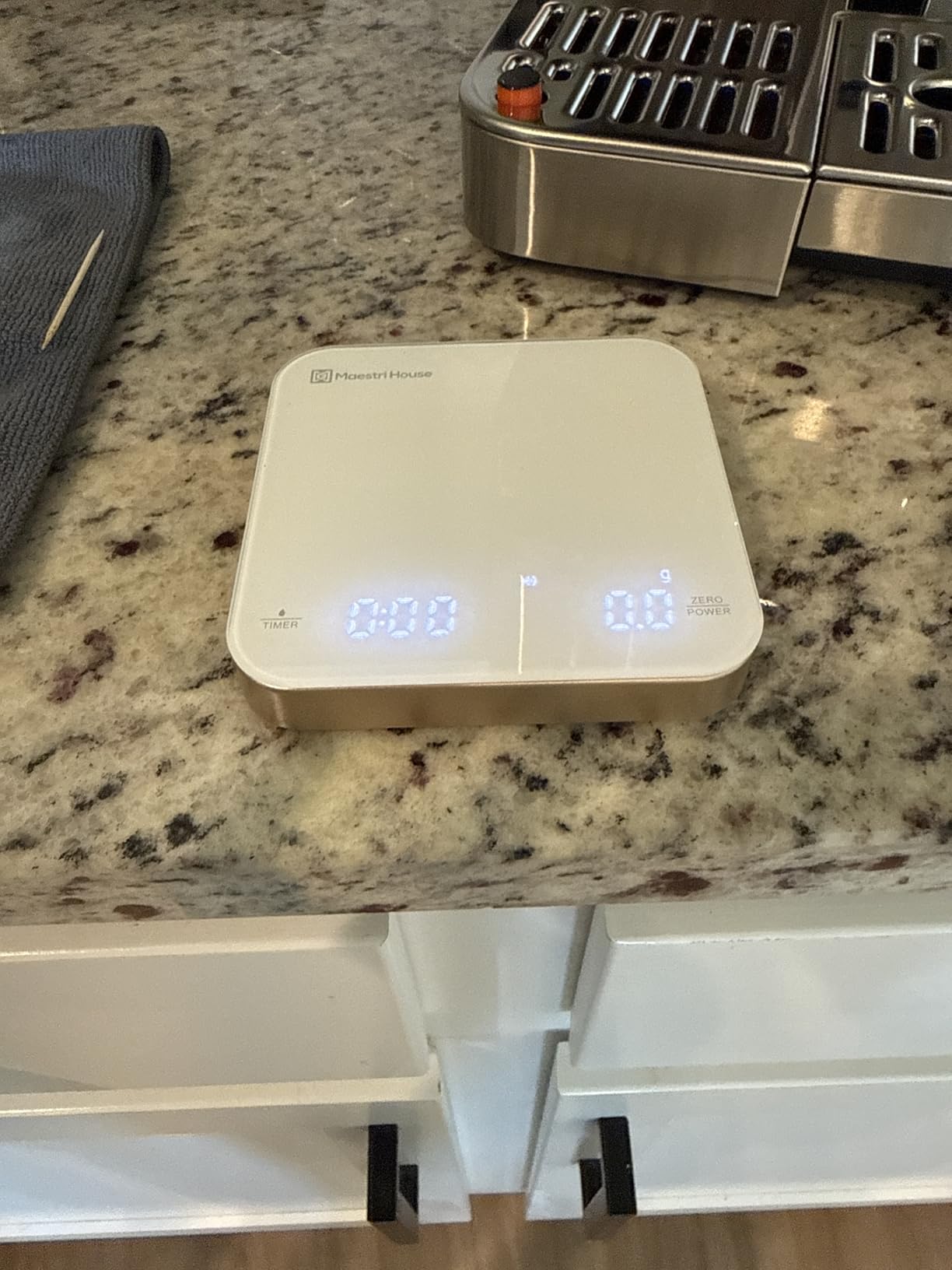 Maestri House S2 Espresso Coffee Scale with Timer 0.1g Precision Shot Scale customer photo 1