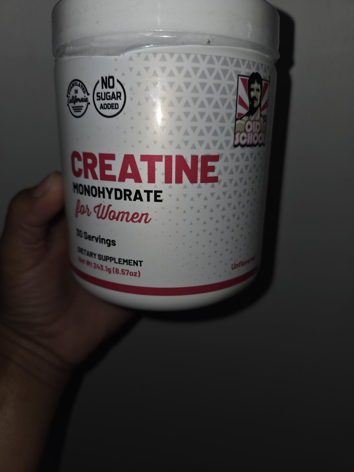 Old School Labs Creatine for Women with Collagen and BCAA, Unflavored customer photo 1
