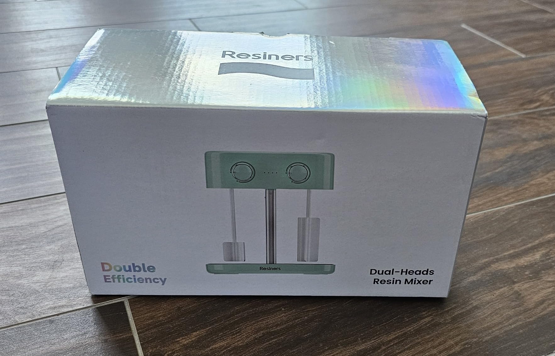 Resiners Dual-Head Resin Mixer, Airflow Pro Max Rechargeable Epoxy Mixer | Dual-Head Mixing, Rechargeable Battery and Stepless Speed Control for Smooth, Low-Bubble Resin and Paint Mixing customer photo 1