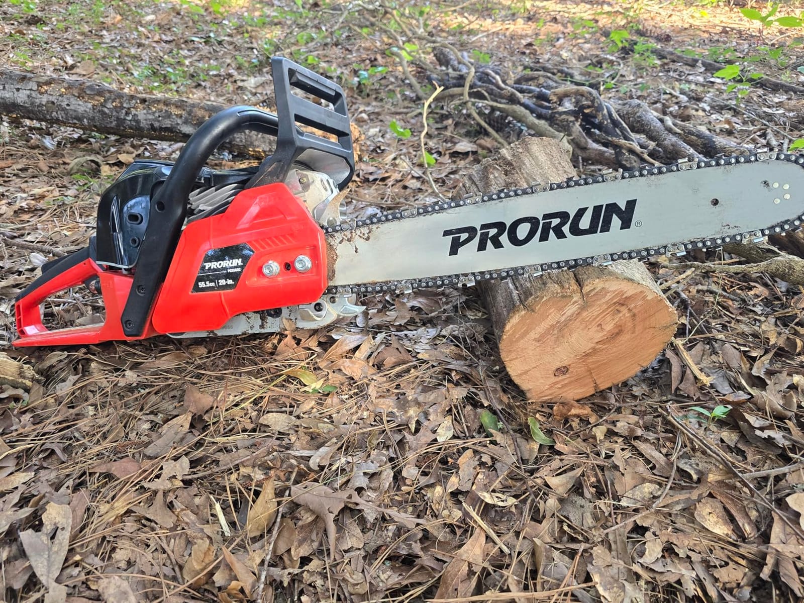 PRORUN 55.5cc 20-in. Gas-Powered 2-Cycle Commercial Chainsaw (PCS560C) customer photo 1