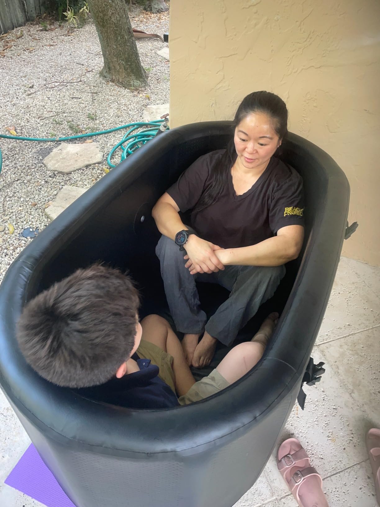 Lifepro NordPod Ice Bath Tub Portable Cold Plunge Water Therapy Pool customer photo 2