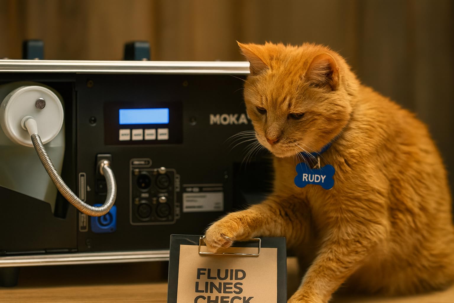 Moka Water-Based Hazer 1200W Silent Professional Haze Machine with DMX, Remote Control, Timer & Flight Case for DJ, Stage, Theater, Nightclub, Wedding, Church, Concert & Live Events (Hazer) customer photo 2