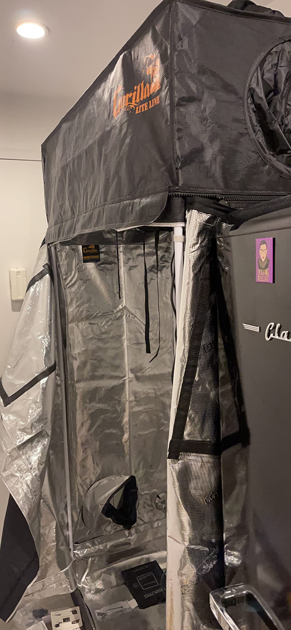 2x2.5 Fixed Height Indoor Grow Tent, 6'6