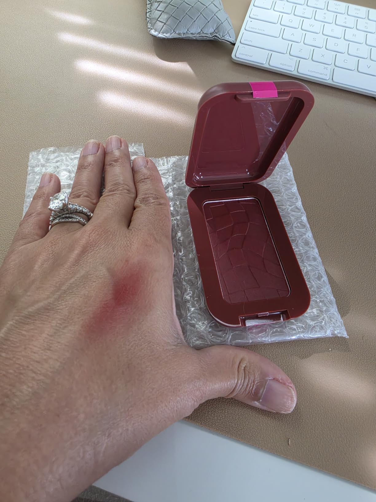 NYX PROFESSIONAL MAKEUP Buttermelt Powder Blush, Fade and Transfer-Resistant Blush, Up to 12HR Make Up Wear, Vegan Formula - For The Butta customer photo 2