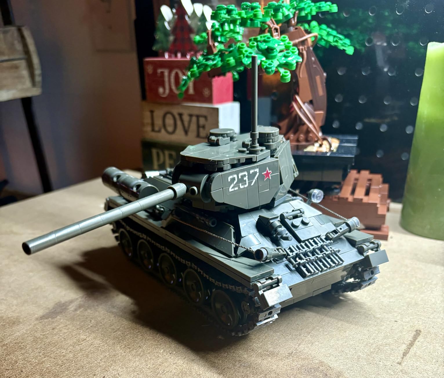 Nifeliz T34/85 Tank Building Set, Military Series, NF10270 | WW2 Soviet Tank Display Model for Adults, Collectible Army Model to Build and Display, Gift Ideal for Military Fans customer photo 1