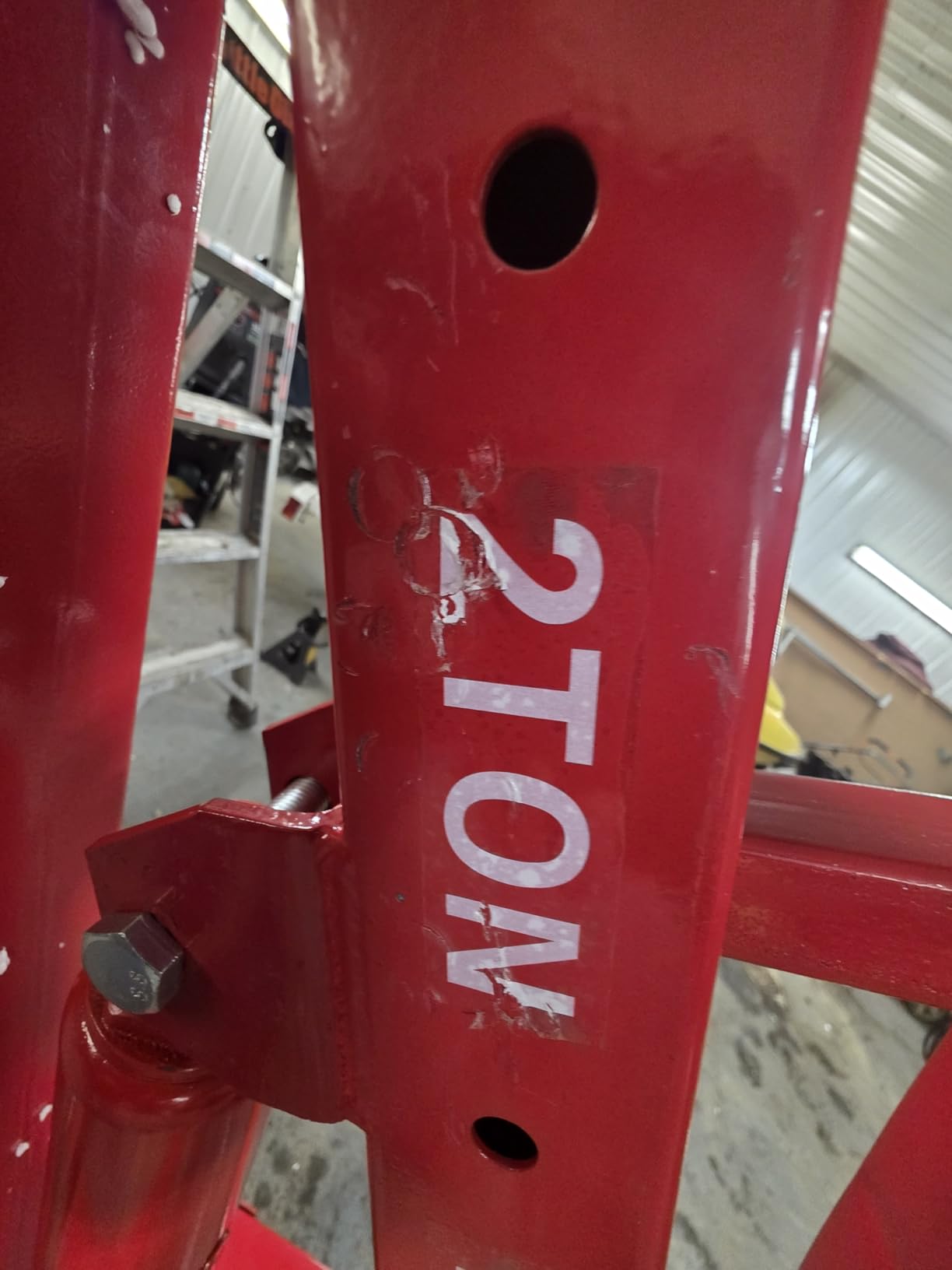 2 Ton Engine Hoist Foldable Cherry Picker, Heavy Duty Engine Lift Hoist customer photo 2