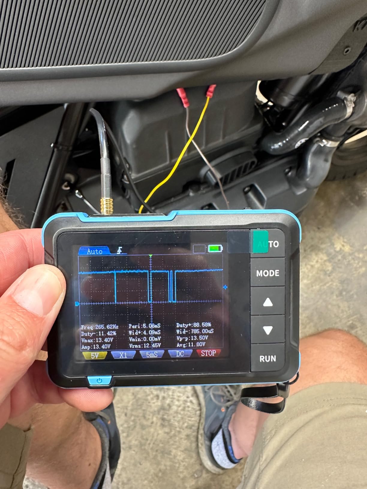 FNIRSI DSO153 2-in-1 1MHz Handheld Oscilloscope DDS Signal Generator customer photo 2