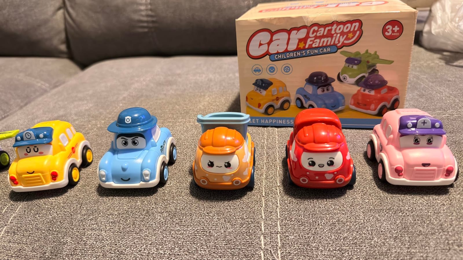 12 Pcs Pull Back Cars Set Toys for 1 2 3 Year Toddlers, Baby Car Toys for 12-18 Months, Construction Vehicle Racing Car Set, Baby Toys for 1 2 Year Old Boy, 1st Birthday Gift for 1 2 3 Year Old Boys customer photo 2