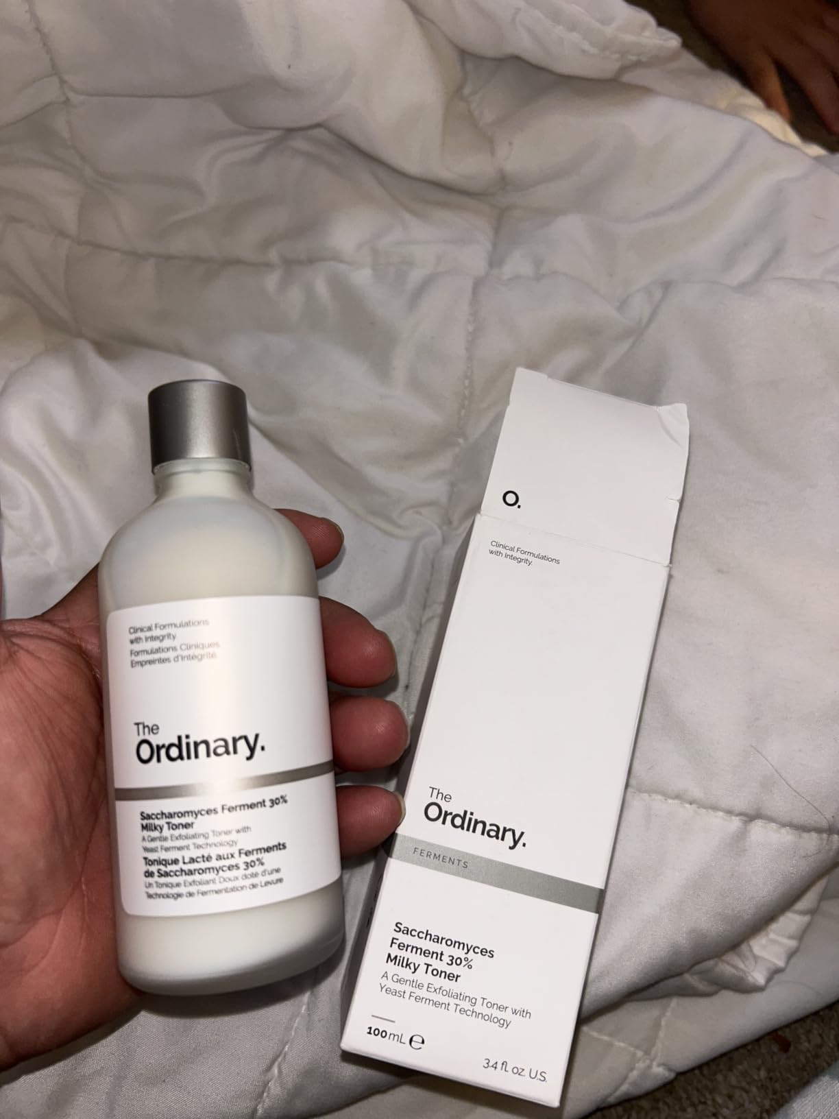 The Ordinary Saccharomyces Ferment 30% Milky Toner, Exfoliating and Hydrating Toner for Smoother, Brighter Skin, 3.4 Fl Oz customer photo 1