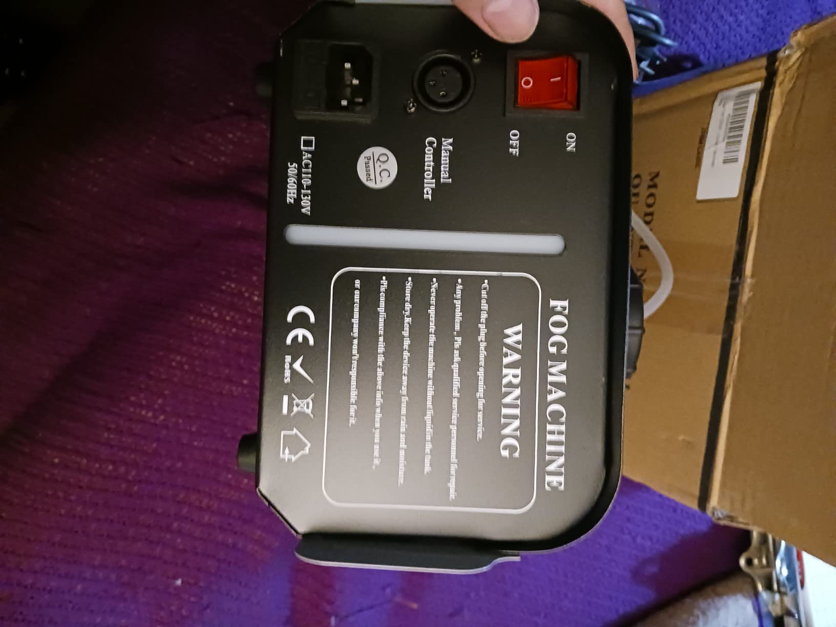 500W DMX Haze Machine, Wireless Remote Continuous Stage Hazer customer photo 2