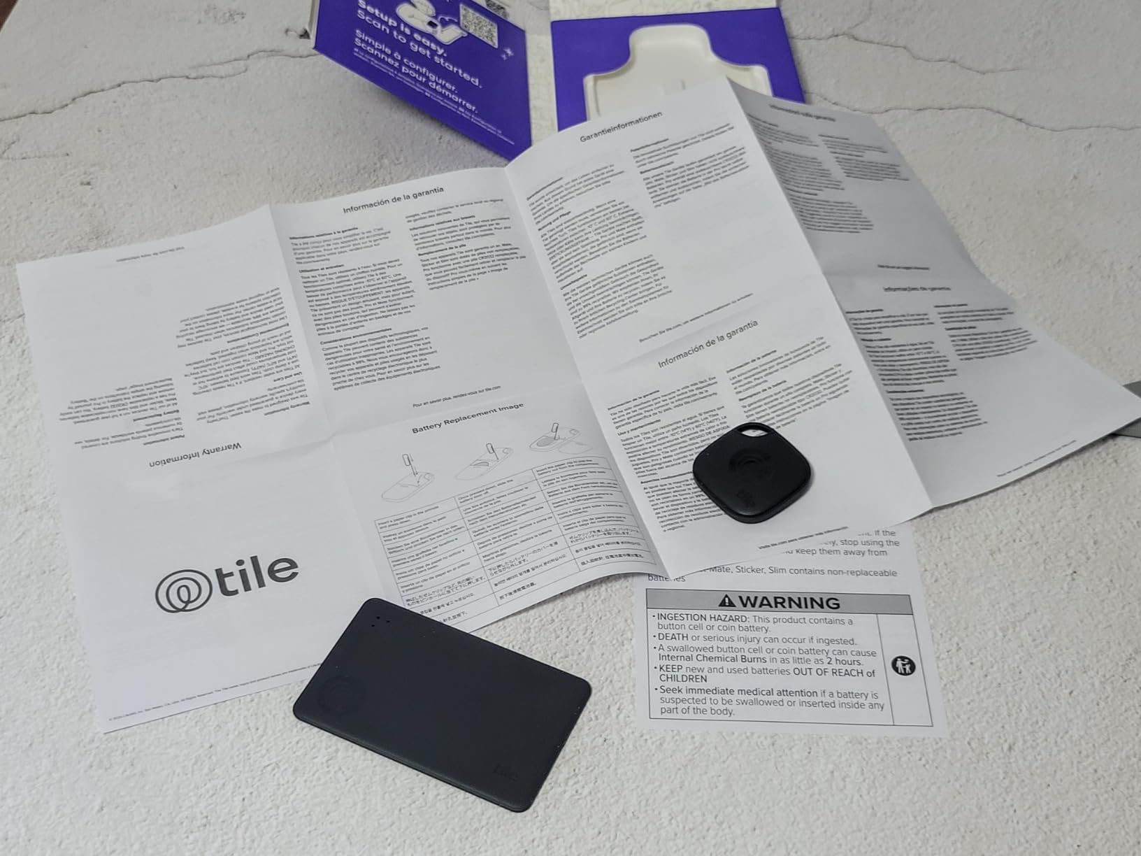 Life360 Tile Slim - Wallet Finder, Bluetooth Tracker and Item Locator for Luggage Tags, Passports and More. Both iOS and Android Compatible. Phone Finder. 1-Pack (Black) customer photo 2