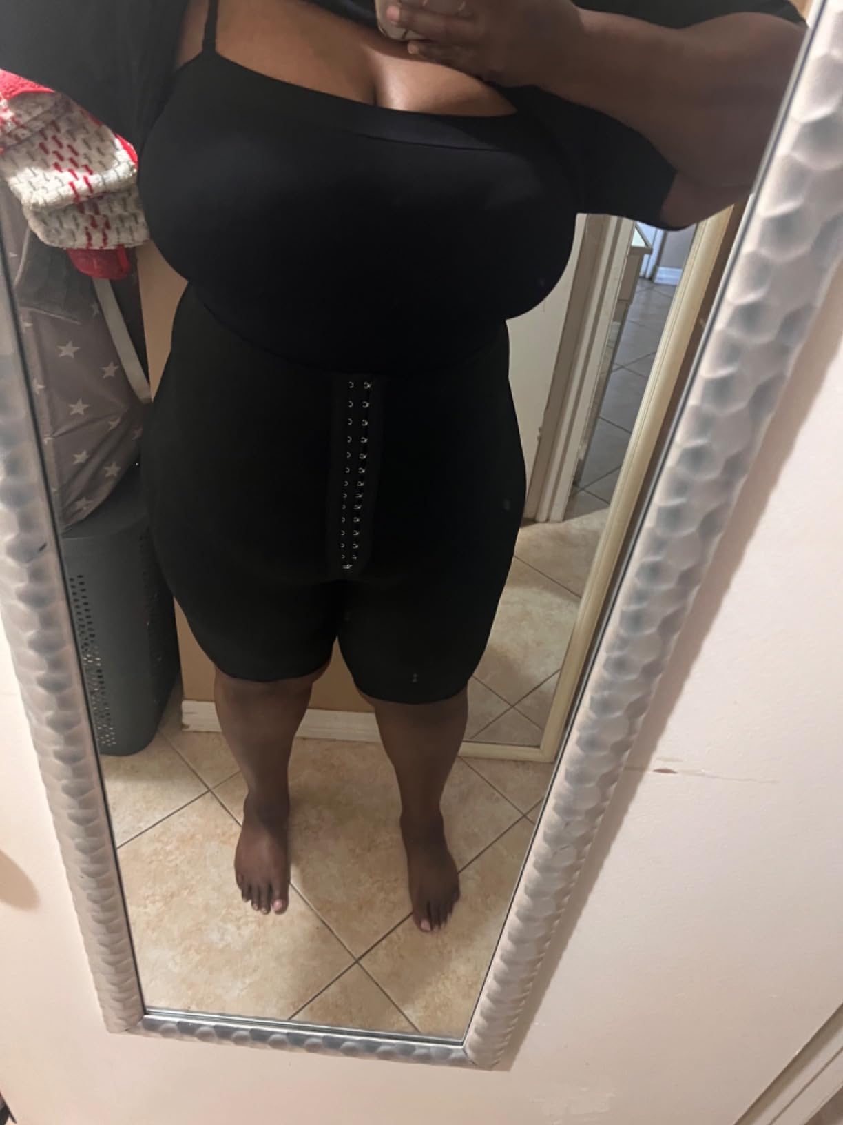 SHAPELLX Strapless Shapewear Bodysuit,Tummy Control for Formal Dresses customer photo 2