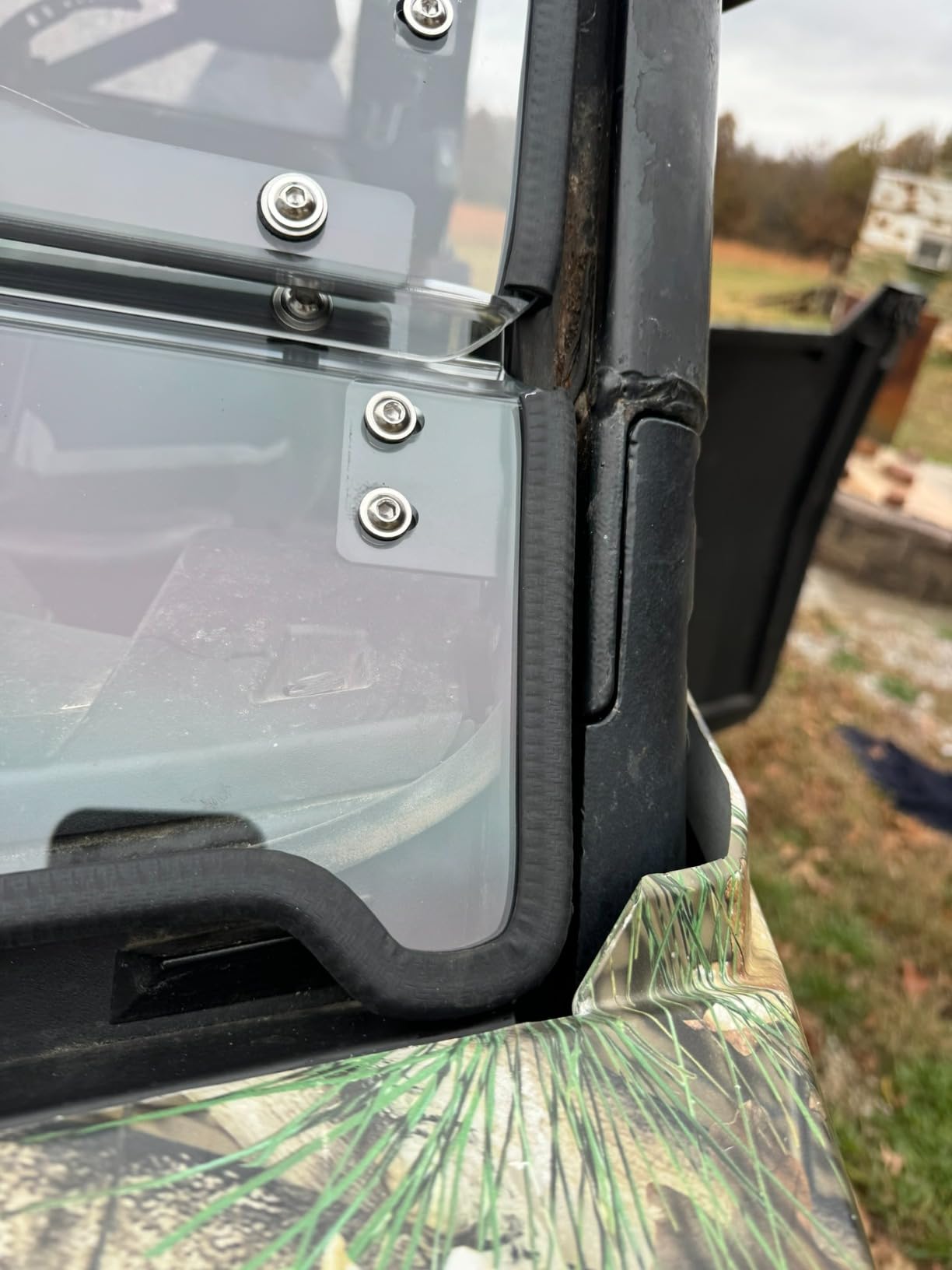 StarknightMT Flip Windshield Compatible with Polaris Ranger XP 1000/ Crew customer photo 1