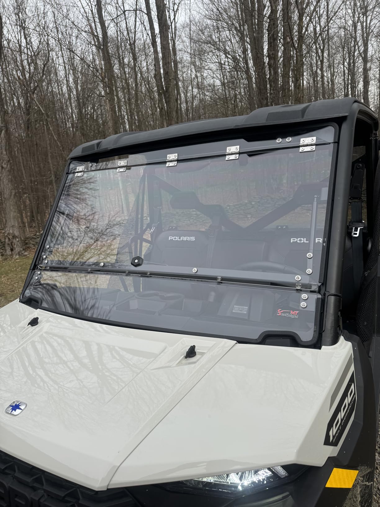 StarknightMT Flip Windshield Compatible with Polaris Ranger XP 1000/ Crew customer photo 2