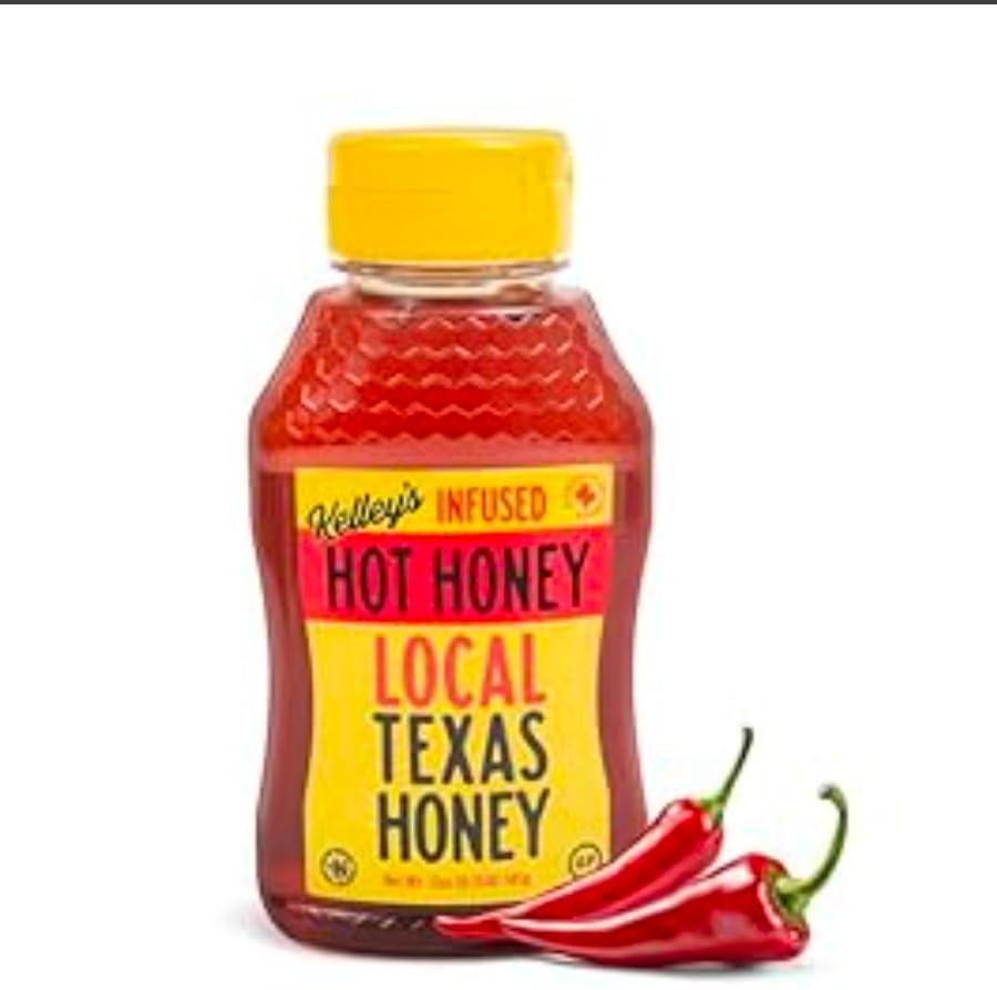 Kelley's Hot Honey, 12 Oz – 100% Unfiltered Raw Honey Infused with Chili Pepper – Rich Flavor for BBQ, Fried Chicken, Pizza, Charcuterie Board, Cornbread customer photo 2