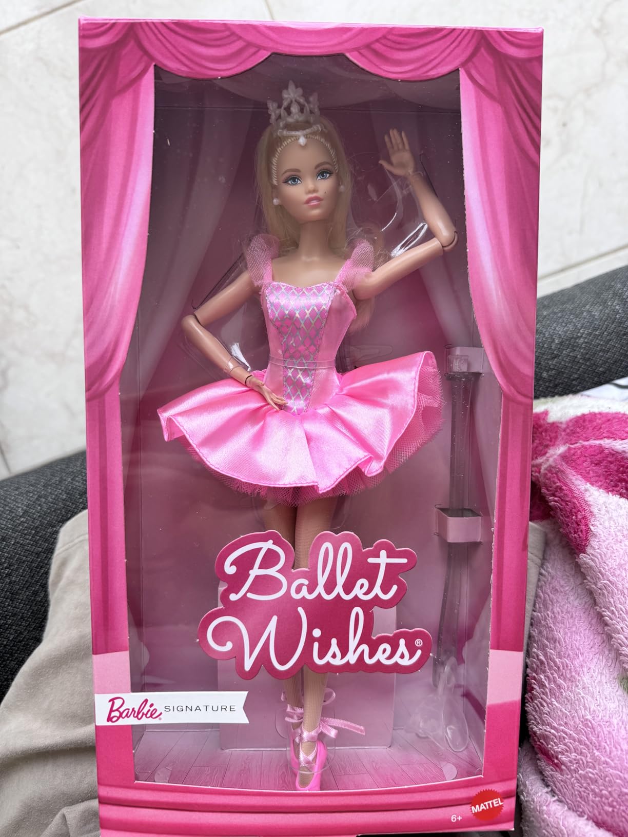 Barbie Signature Ballet Wishes Blonde Hair Doll with Pink Tutu customer photo 2