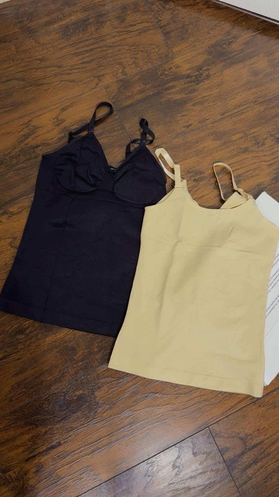 Shapewear Compression Camisoles for Women, Tummy Control Tank Top 2-Pack customer photo 2
