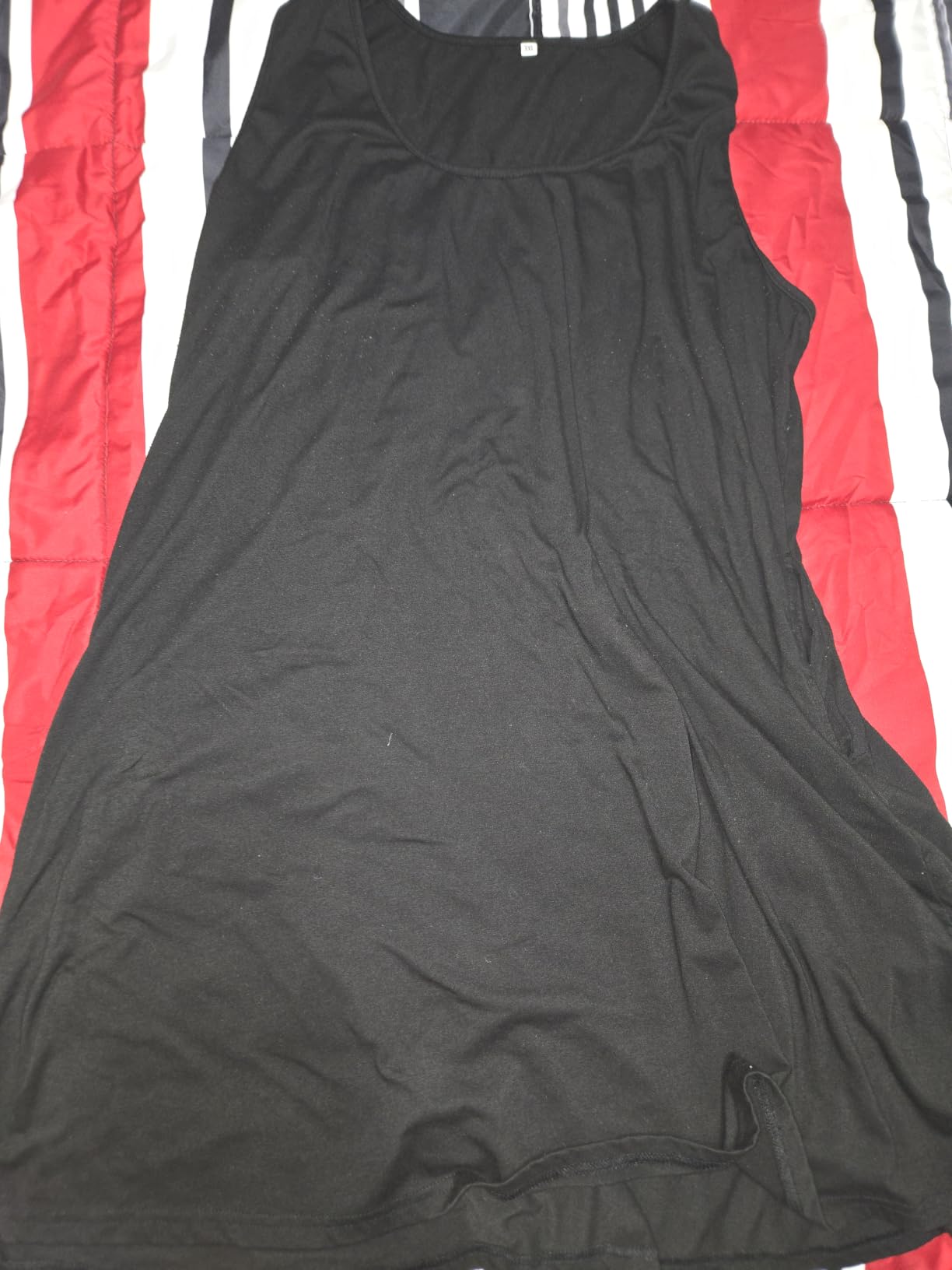 WEESO Womens Summer Dresses Loose U Neck Sleeveless Sundresses Dress with Pockets customer photo 2