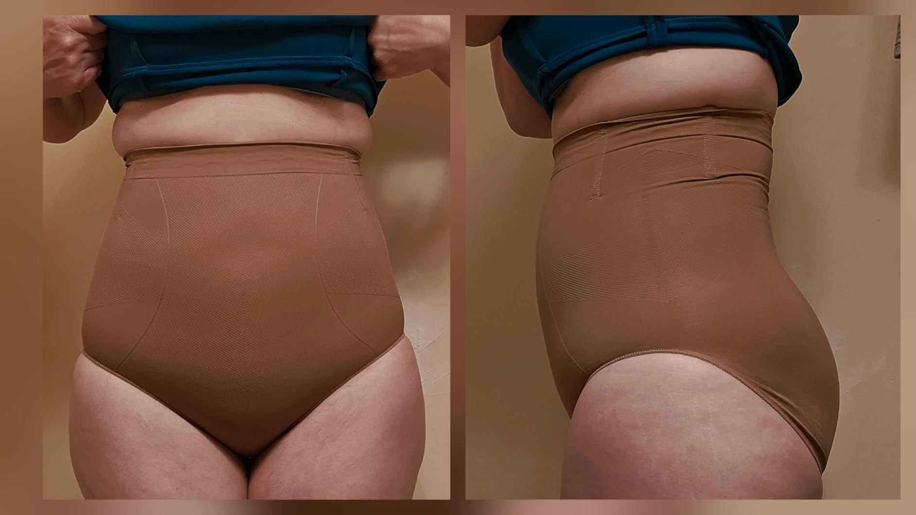 FeelinGirl Body Shaper Tummy Control Shapewear Underwear High Waisted Shaping Briefs Panty Girdle customer photo 1