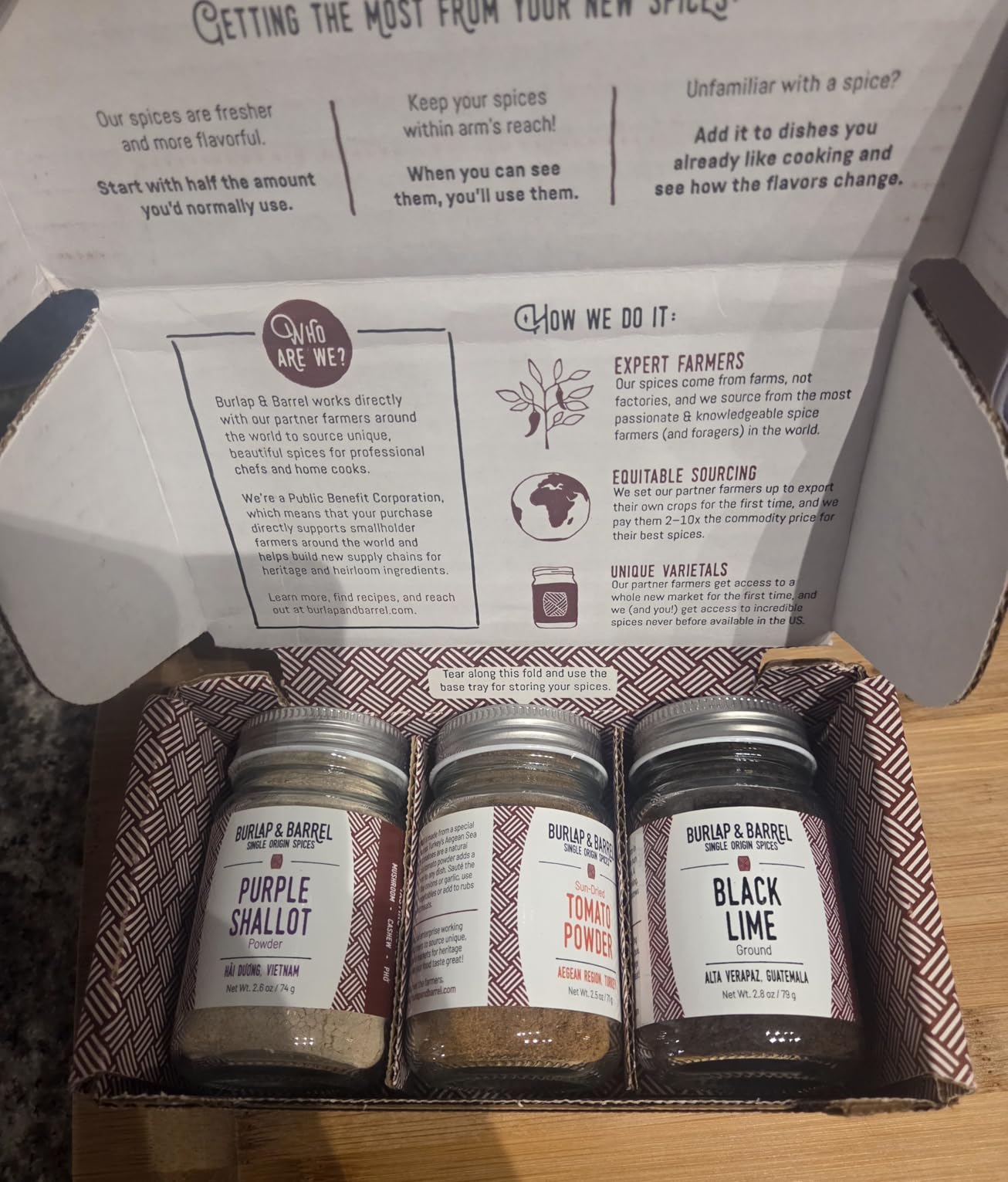 Burlap & Barrel Cooking & Baking 6-Pack Gift Set – As Seen on Shark Tank! Gourmet Spices for Home Chefs – Includes Cinnamon, Rosemary & More – 6 Full-Size Jars customer photo 2
