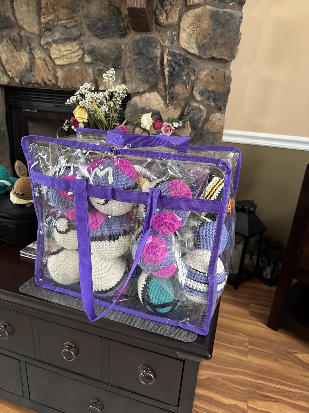 6 Pack Clear Storage Bags for Clothes, 45L Closet Organizers and Storage customer photo 2