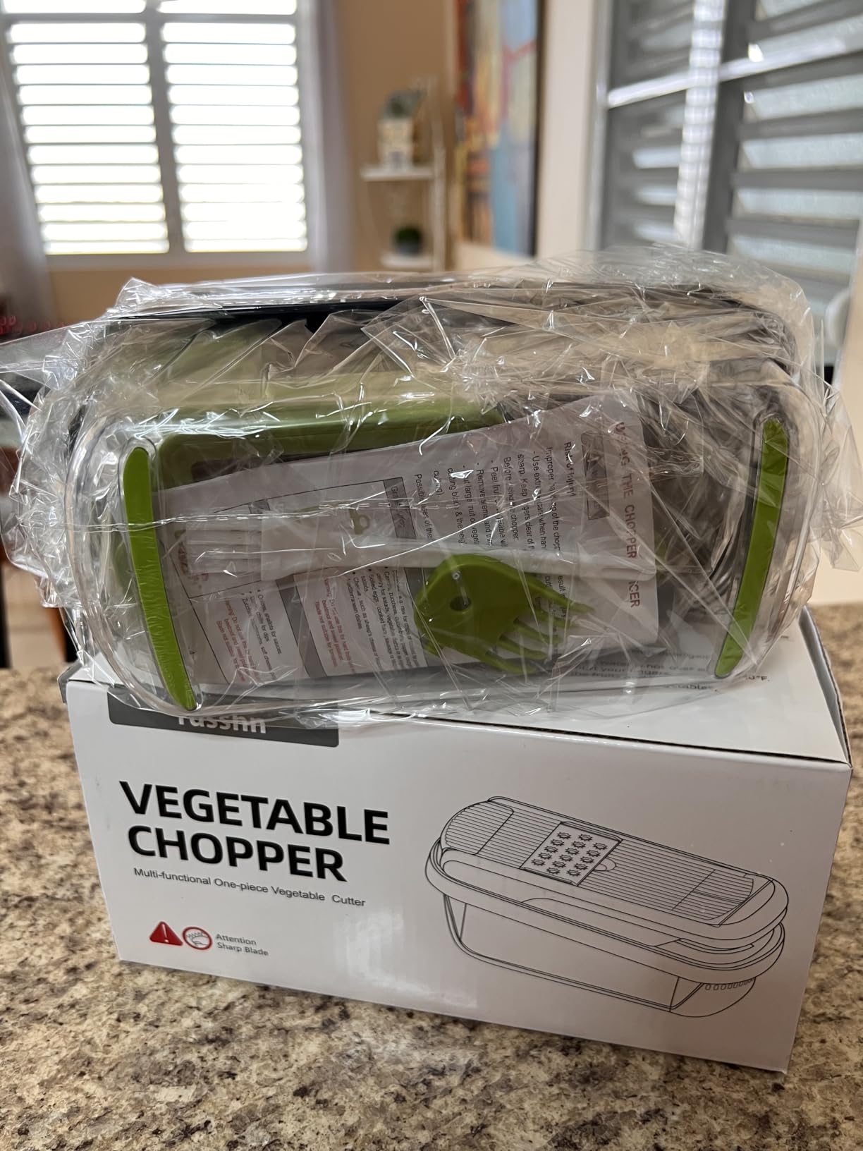 Yusshn Vegetable Chopper, 12-in-1 Food Veggie Chopper Cutter with Container customer photo 1