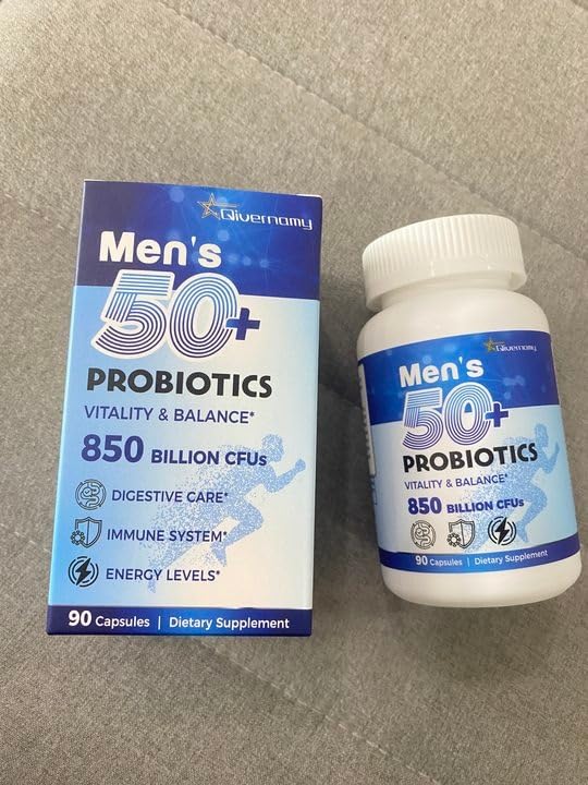 Probiotics for Men, 850 Billion CFU Advanced 50+ Mens Probiotic, 90 Capsule customer photo 2