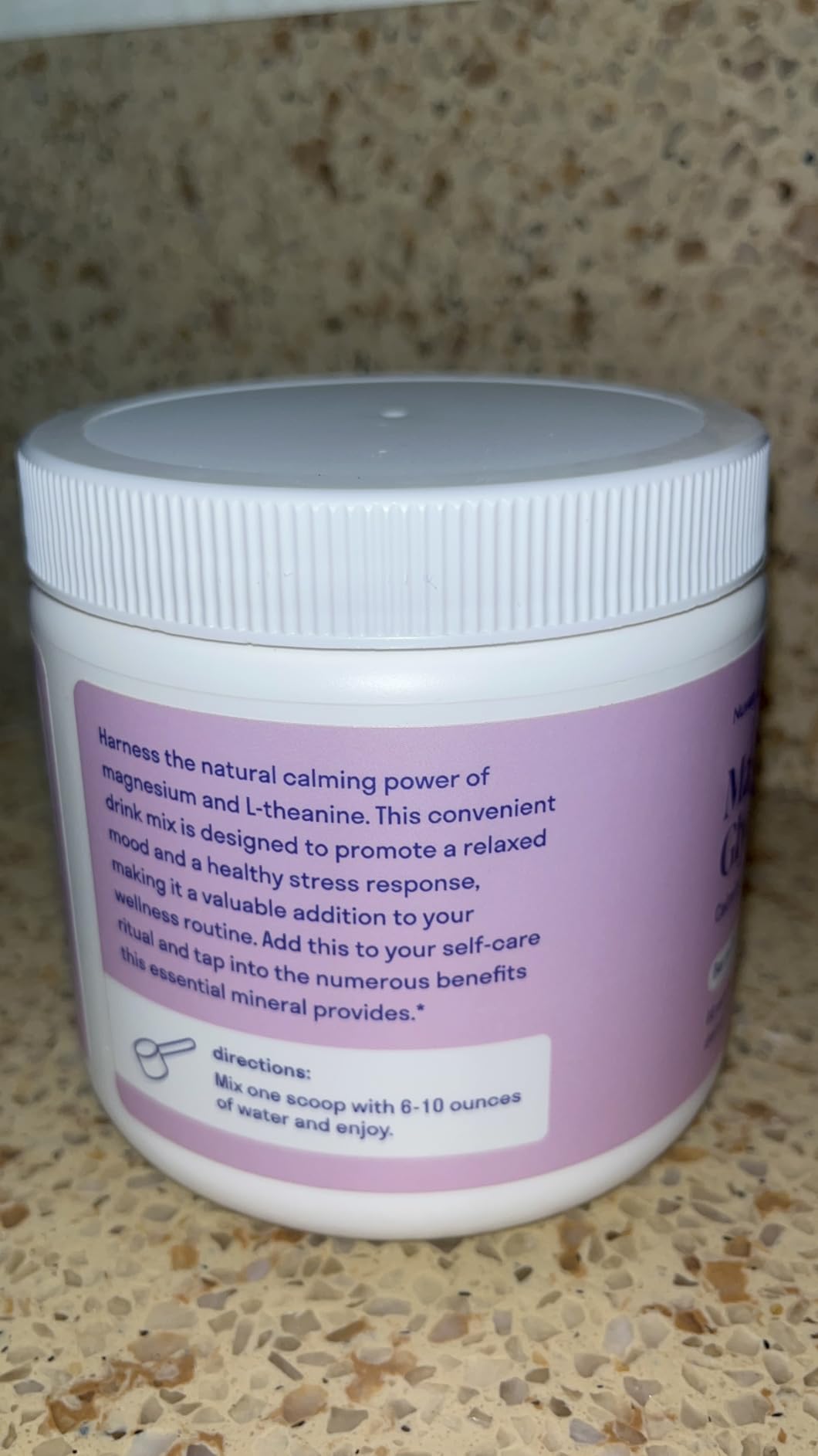 Magnesium Glycinate Powder + L Theanine, 60 Servings, 300mg, Mixed Berry customer photo 1