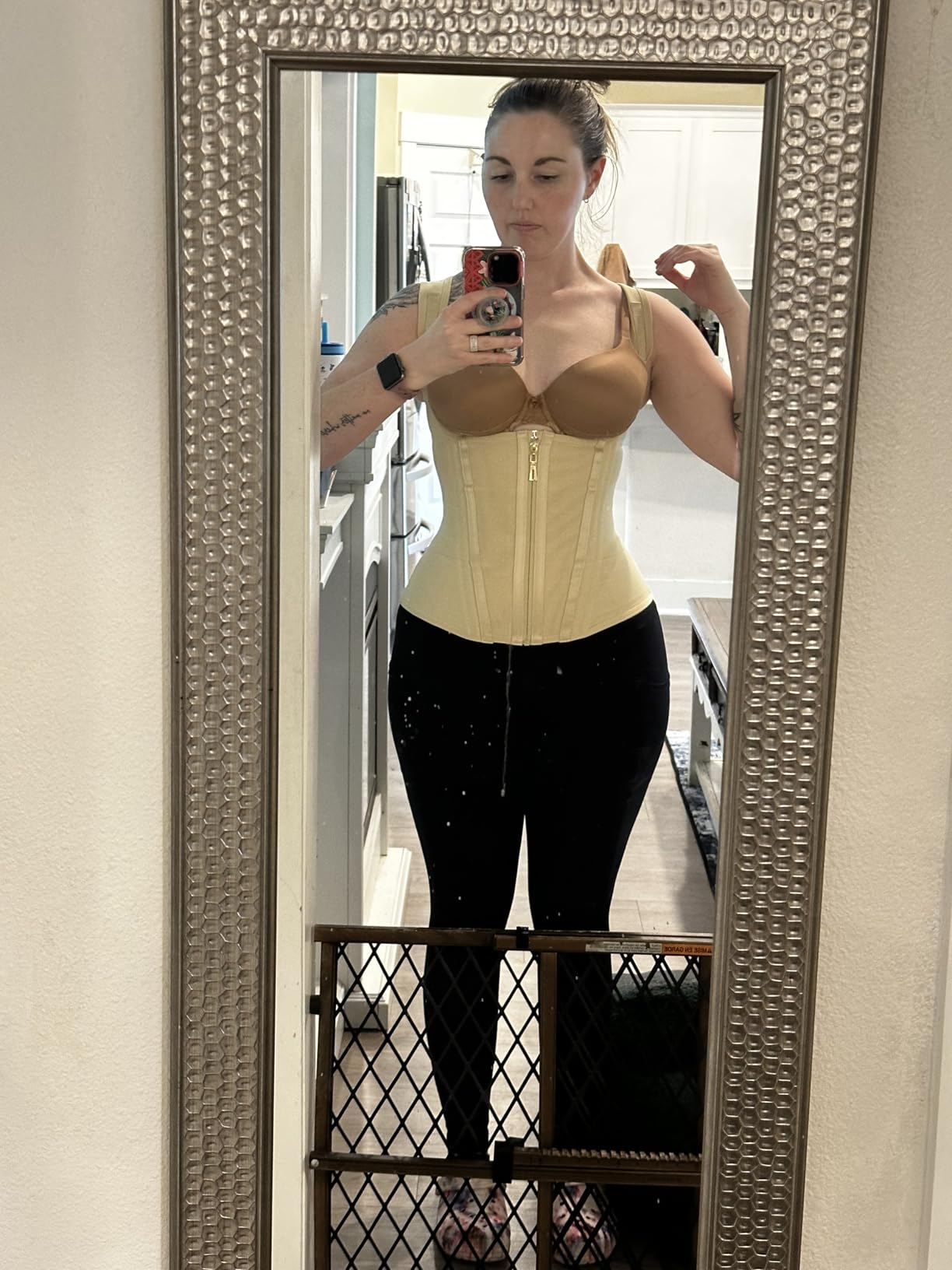 SHAPERX Waist Trainer Corset for Women Tummy Control Sport Girdle Hourglass Waist Cincher Body Shaper with Steel Boned customer photo 1