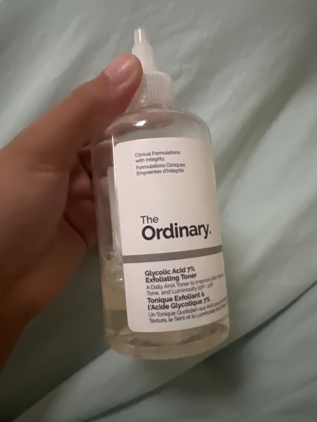 The Ordinary Glycolic Acid 7% Exfoliating Toner, Brightening and Smoothing Daily Toner for More Even-Looking Skin Tone customer photo 2