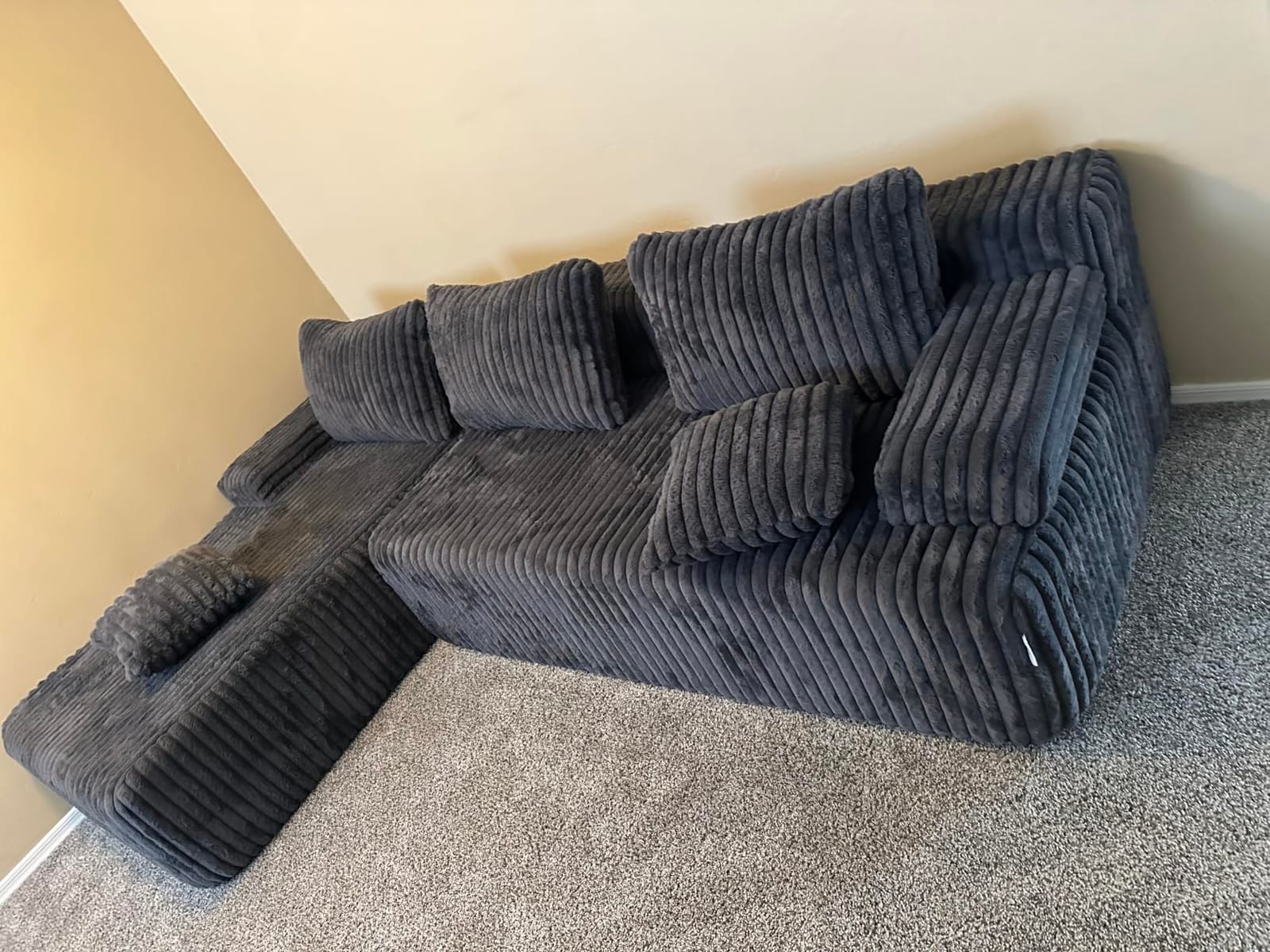 Hobestluk Boneless Couch Modular Sectional Sofa L-Shape Lounge Cloud Couch customer photo 2