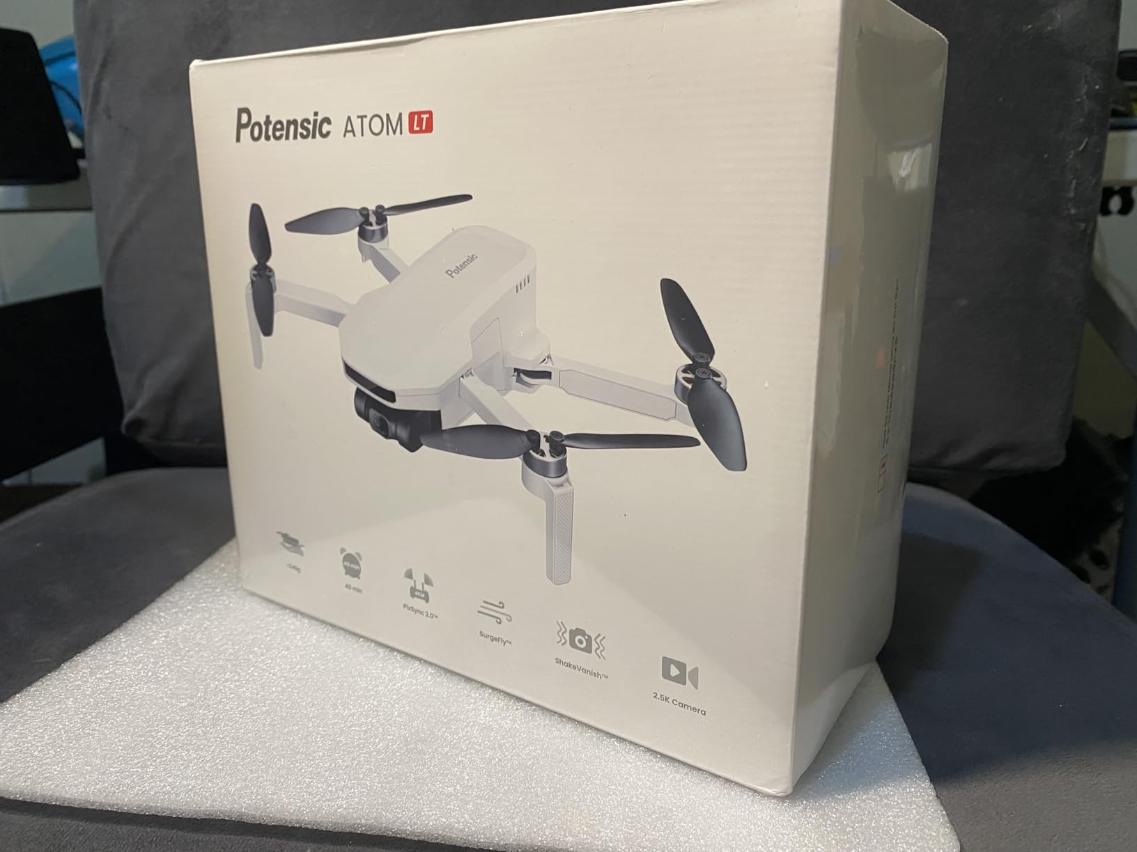 Potensic ATOM LT GPS Drone Under 249g, 2 Batteries 80 Mins, EIS 2.5K Camera, 4KM FPV Transmission, Brushless Motor, Auto Return, SurgeFly, Entry Level Foldable Drone for Adults Beginner, Expansion Kit customer photo 2