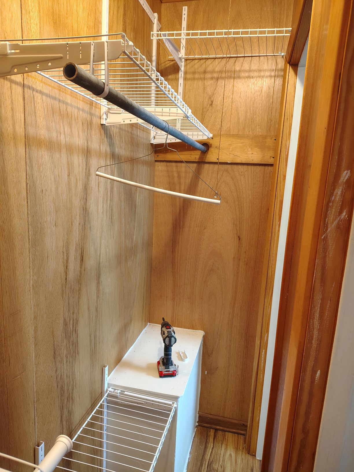 SONGMICS HOME Closet System, Closet Insert Organizer, 2-4 ft Closet Shelves customer photo 1