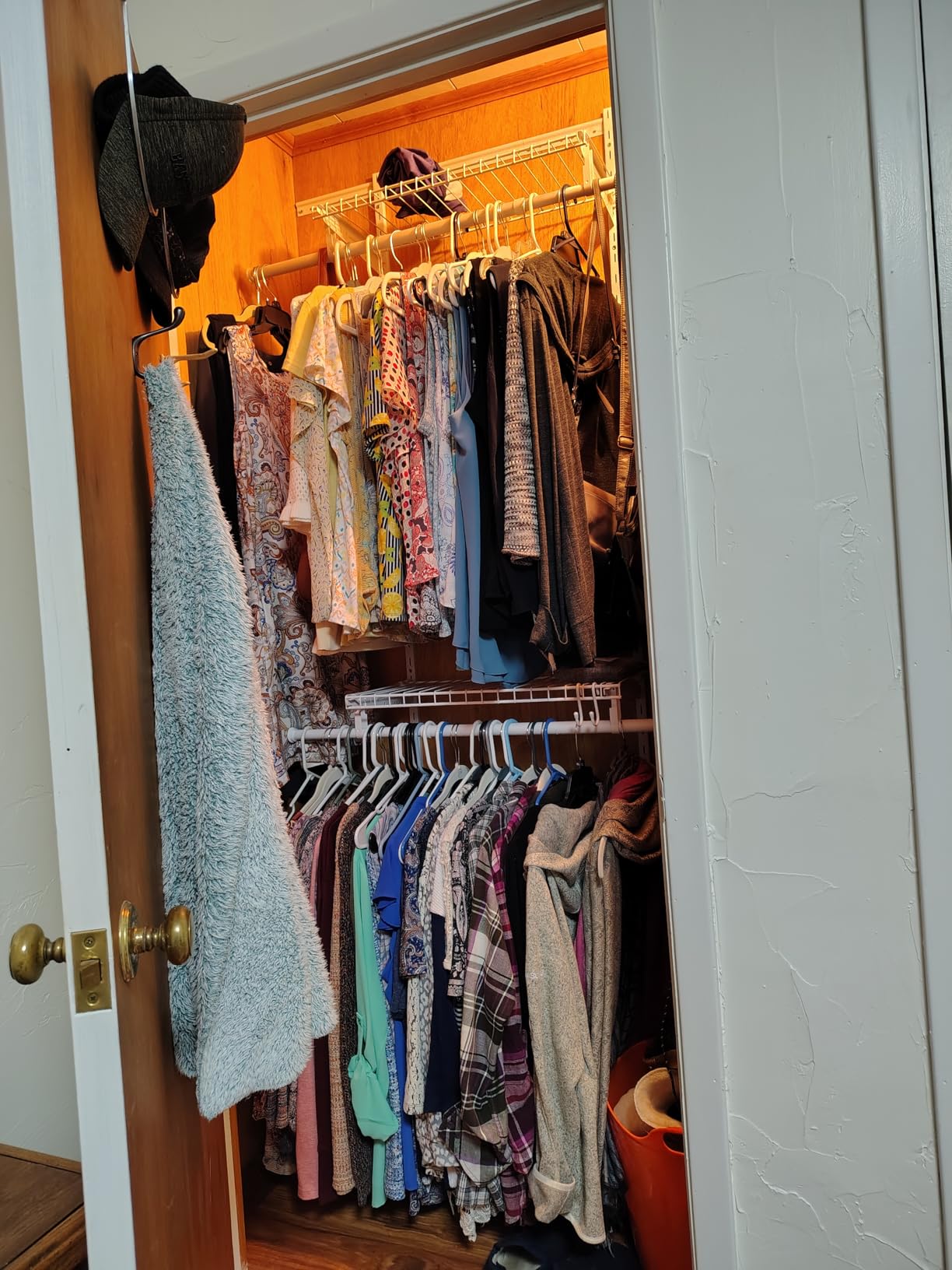 SONGMICS HOME Closet System, Closet Insert Organizer, 2-4 ft Closet Shelves customer photo 2