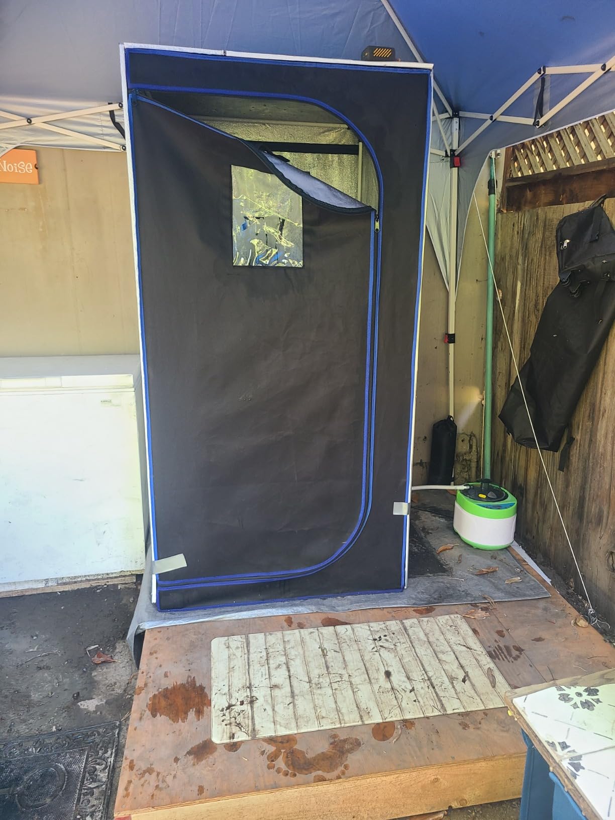 SereneLife Portable Sauna Box for Home, Steam Sauna Tent with Extra Large 4L Steamer - Includes Folding Sauna Chair, Remote Control w/ 9 Heat Levels for in-Home Spa - 2.9' x 2.9' x 5.9' customer photo 2