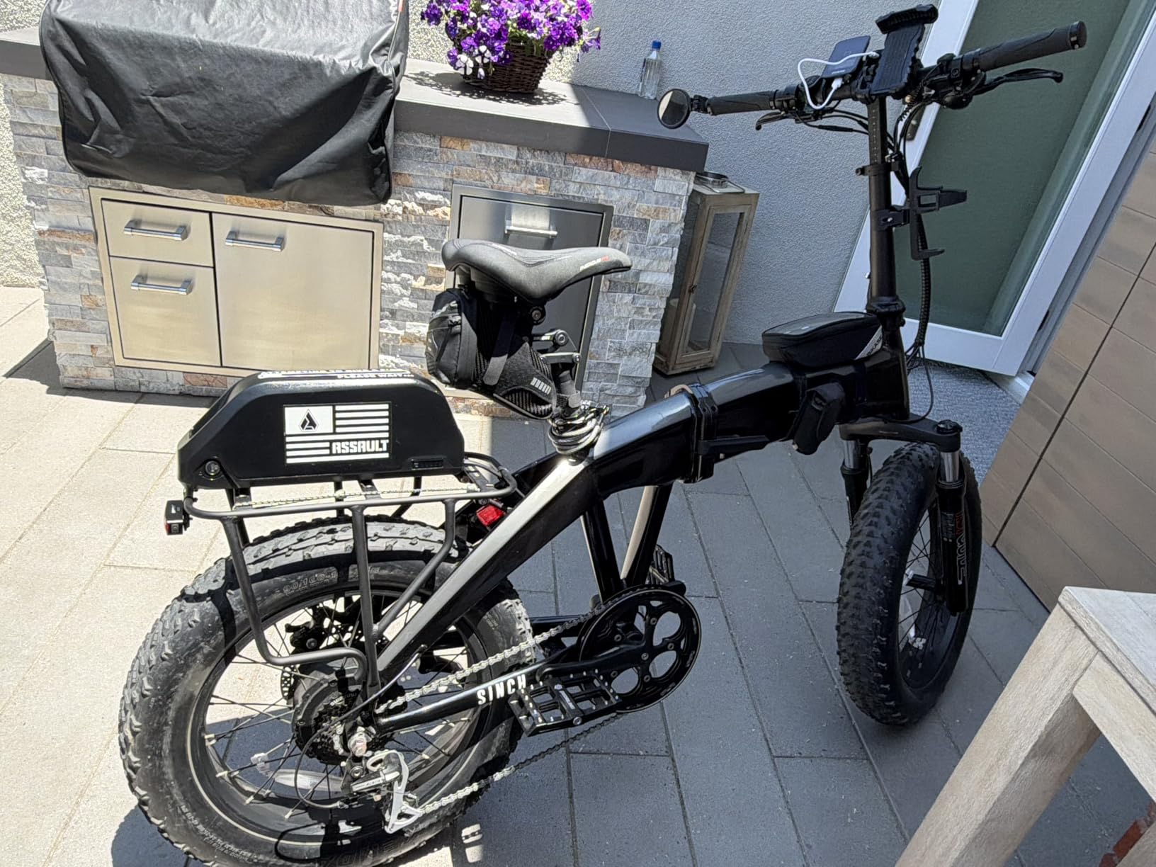 22.4AH Electric Bike Lithium Battery, Removable Ebike Battery with 3A Charger 48V Electric Bicycle Battery Pack with Waterproof Holder for 250W-2000W Motors customer photo 1