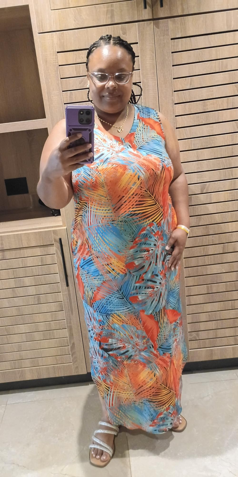 Sampeel Summer Dresses Maxi Dress Vacation Beach Sundresses 2025 with Pockets customer photo 1