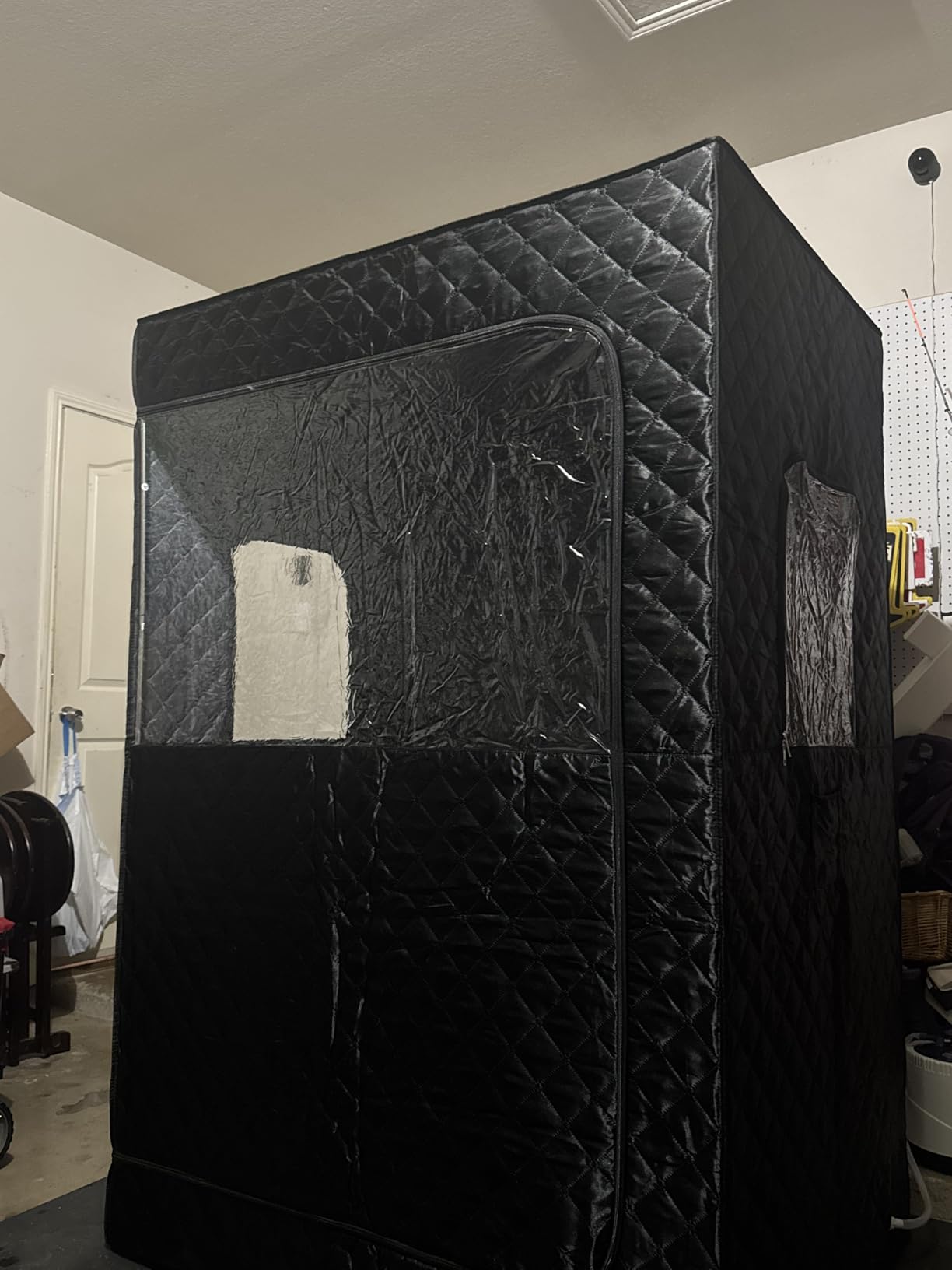 Tehanld 2 Person Portable Steam Sauna for Home, Black customer photo 1