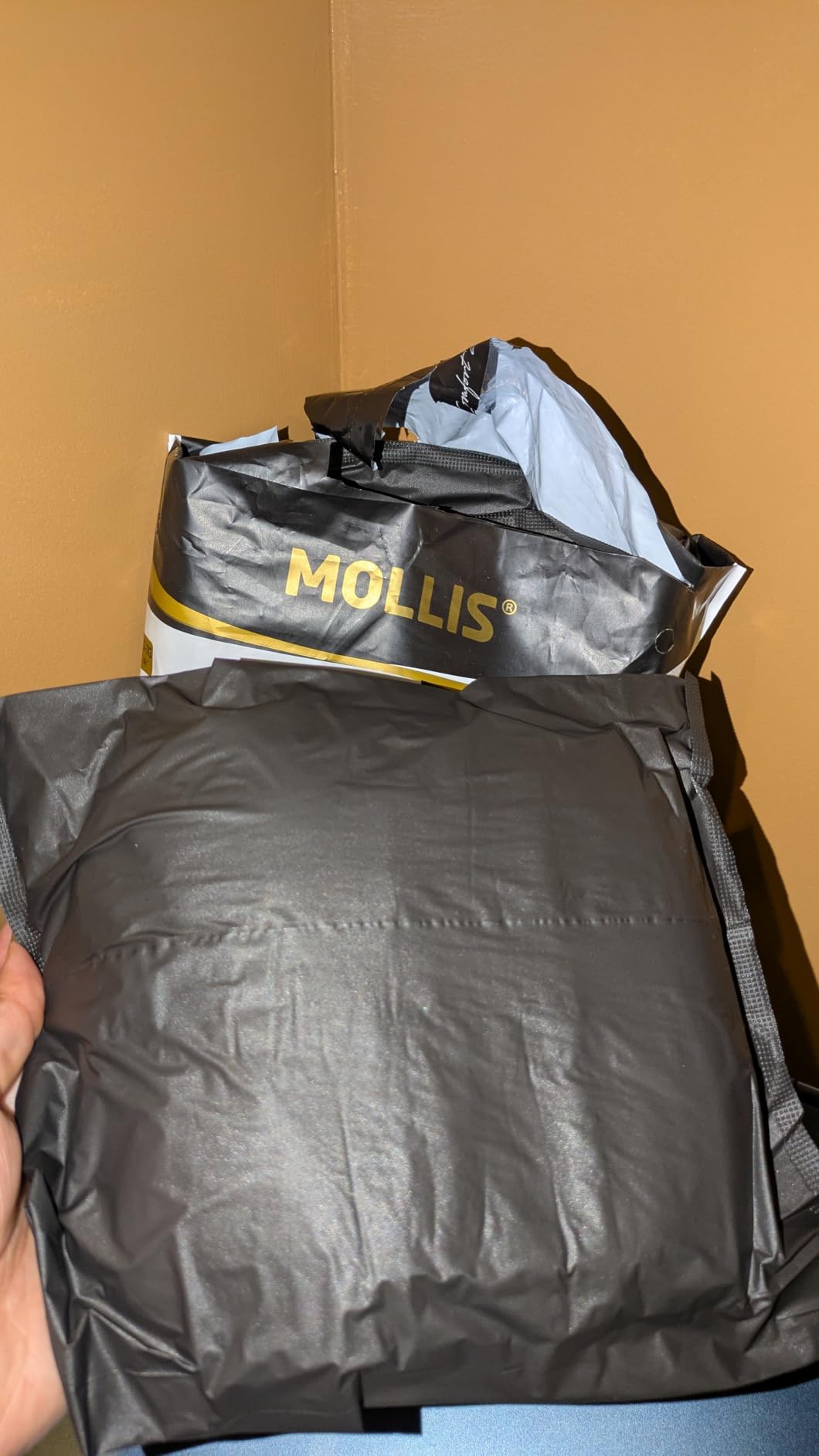 MOLLIS Disposable Period Underwear, Postpartum Panties, L/XL, Black, 8Ct customer photo 1