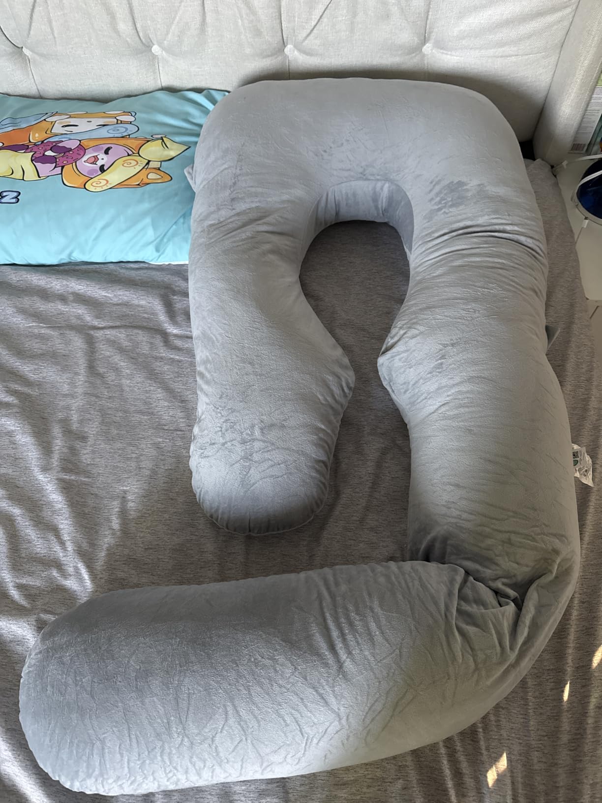 Momcozy Pregnancy Pillow for Sleeping - Dreamlign U Pro Maternity Pillow customer photo 1