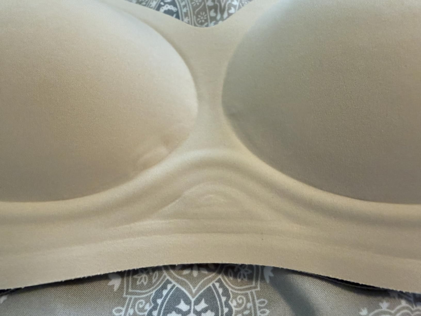 Vertvie Women Seamless Wireless Jelly Bra Comfortable Bralette customer photo 2