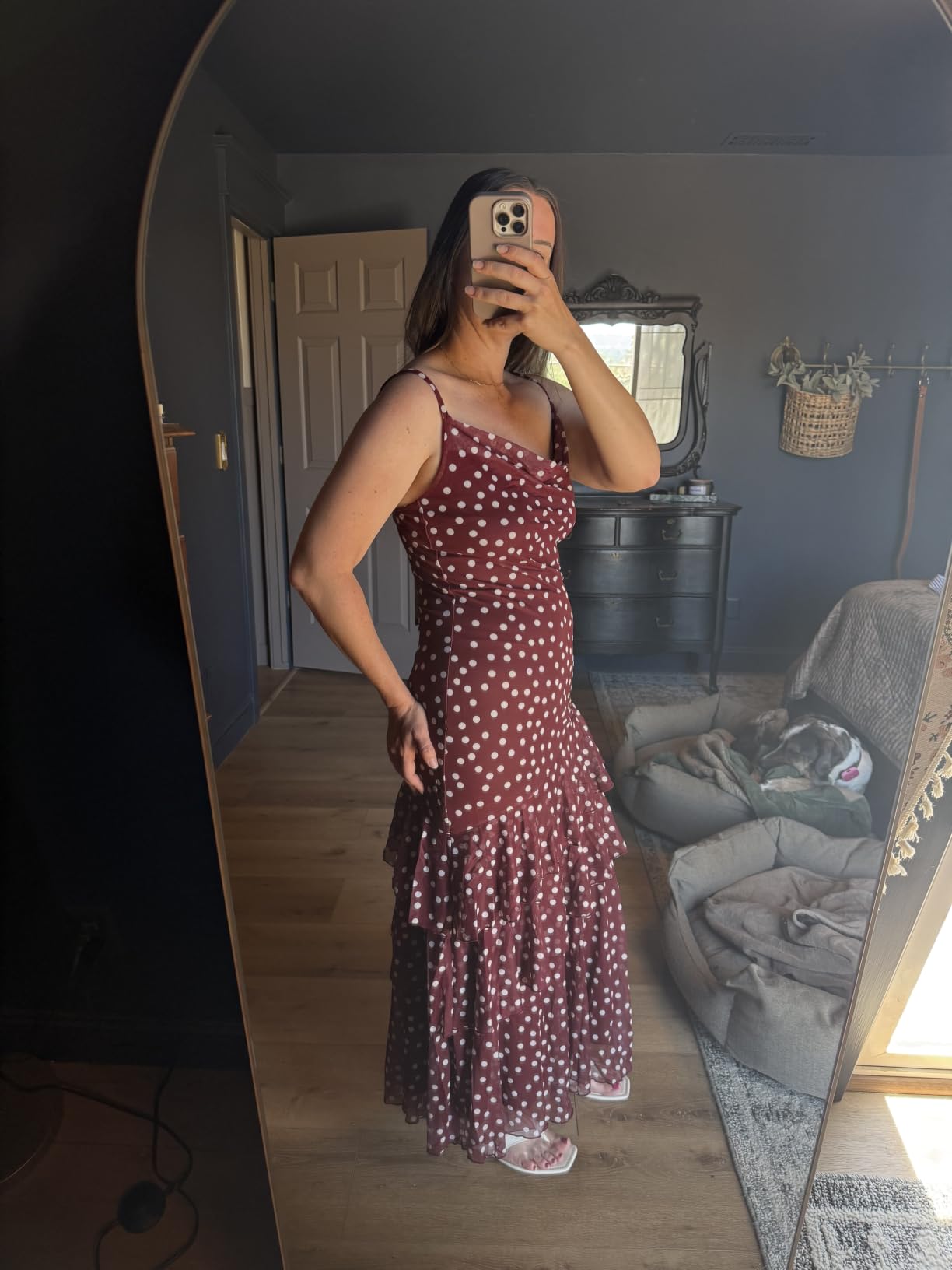 PRETTYGARDEN Women's Boho Floral Tiered Maxi Dress customer photo 1