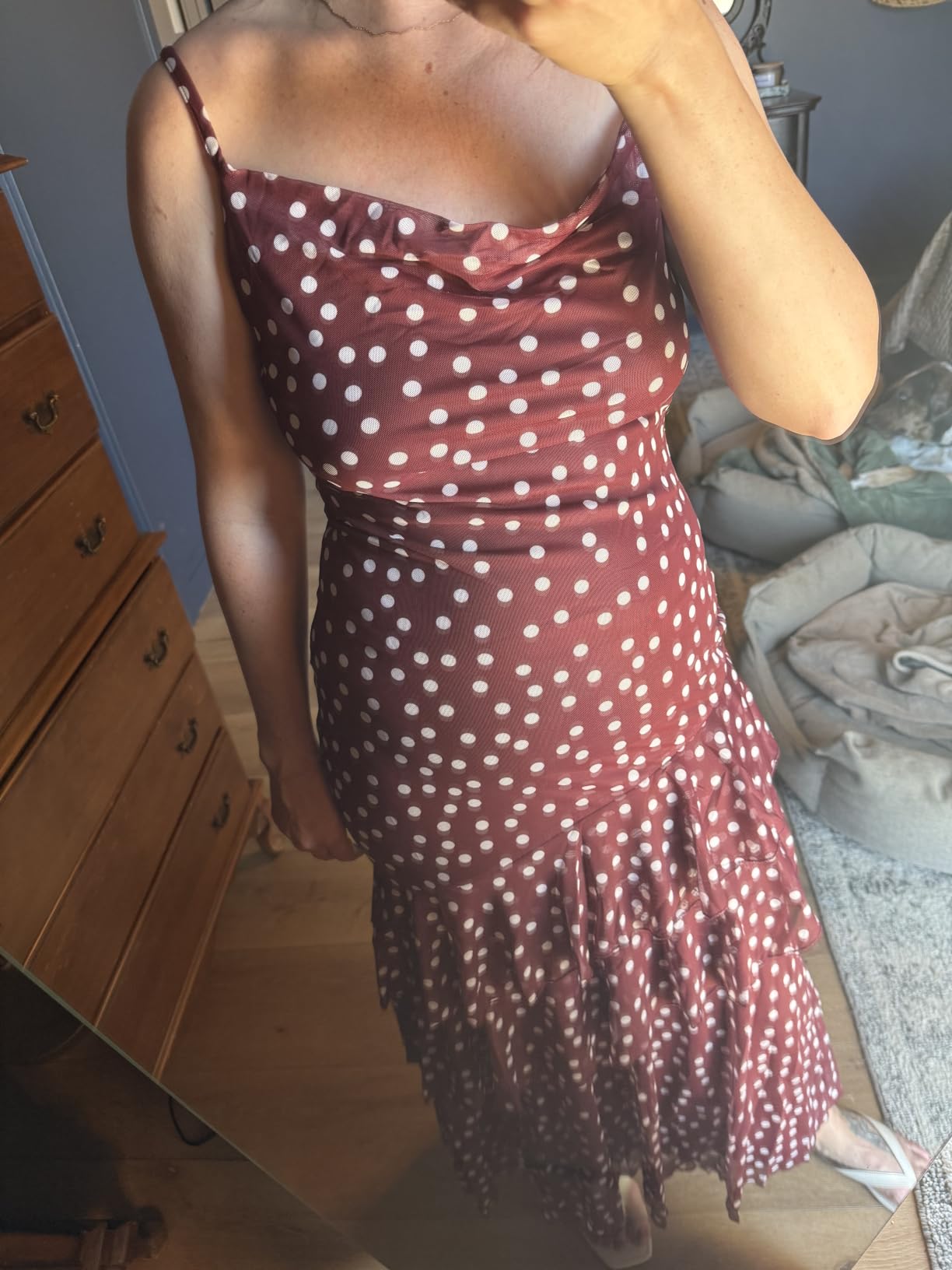 PRETTYGARDEN Women's Boho Floral Tiered Maxi Dress customer photo 2