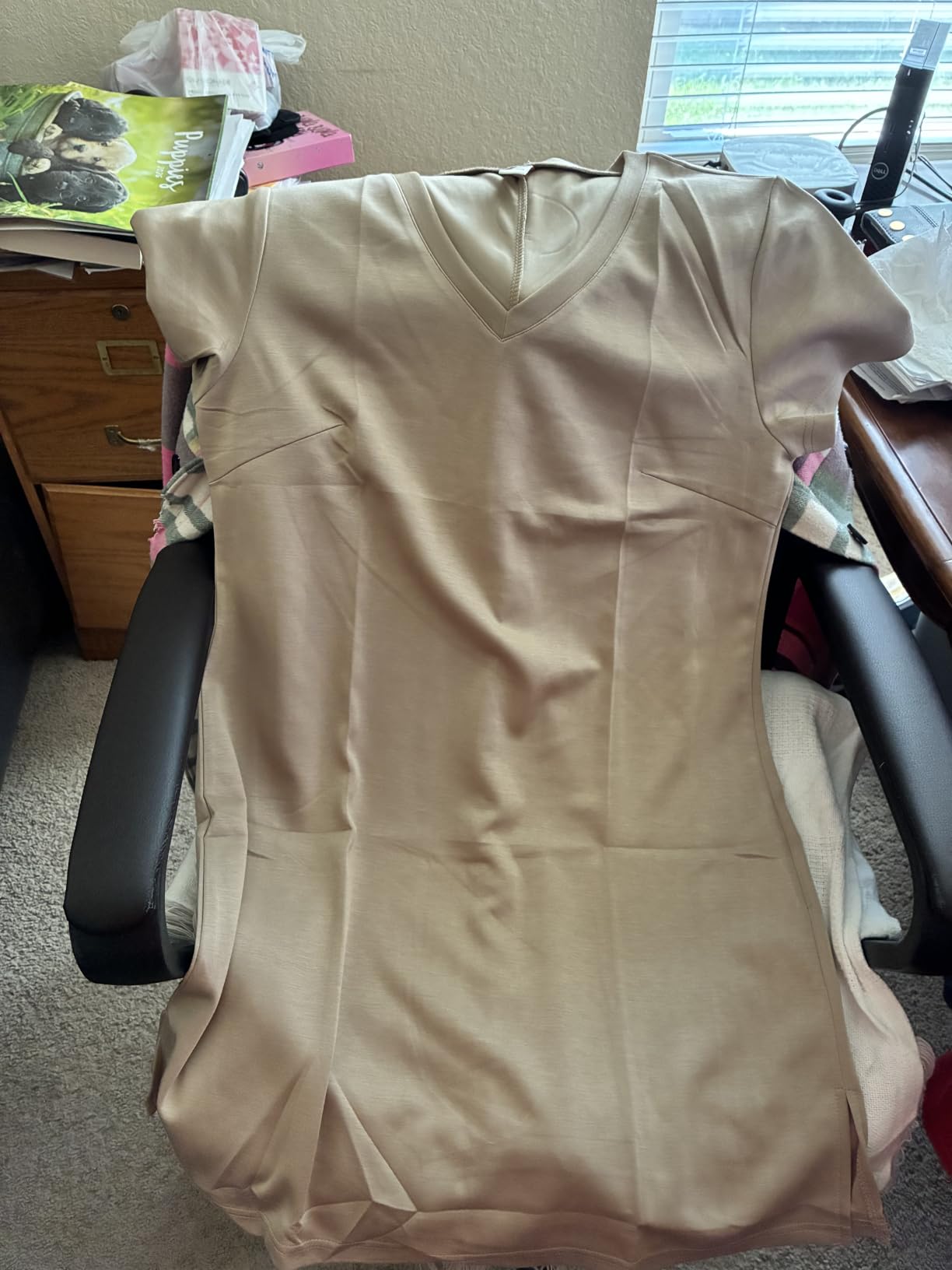 RUMIA Summer Dresses for Women 2026 V-Neck Casual Sundresses T-Shirt Dress customer photo 2